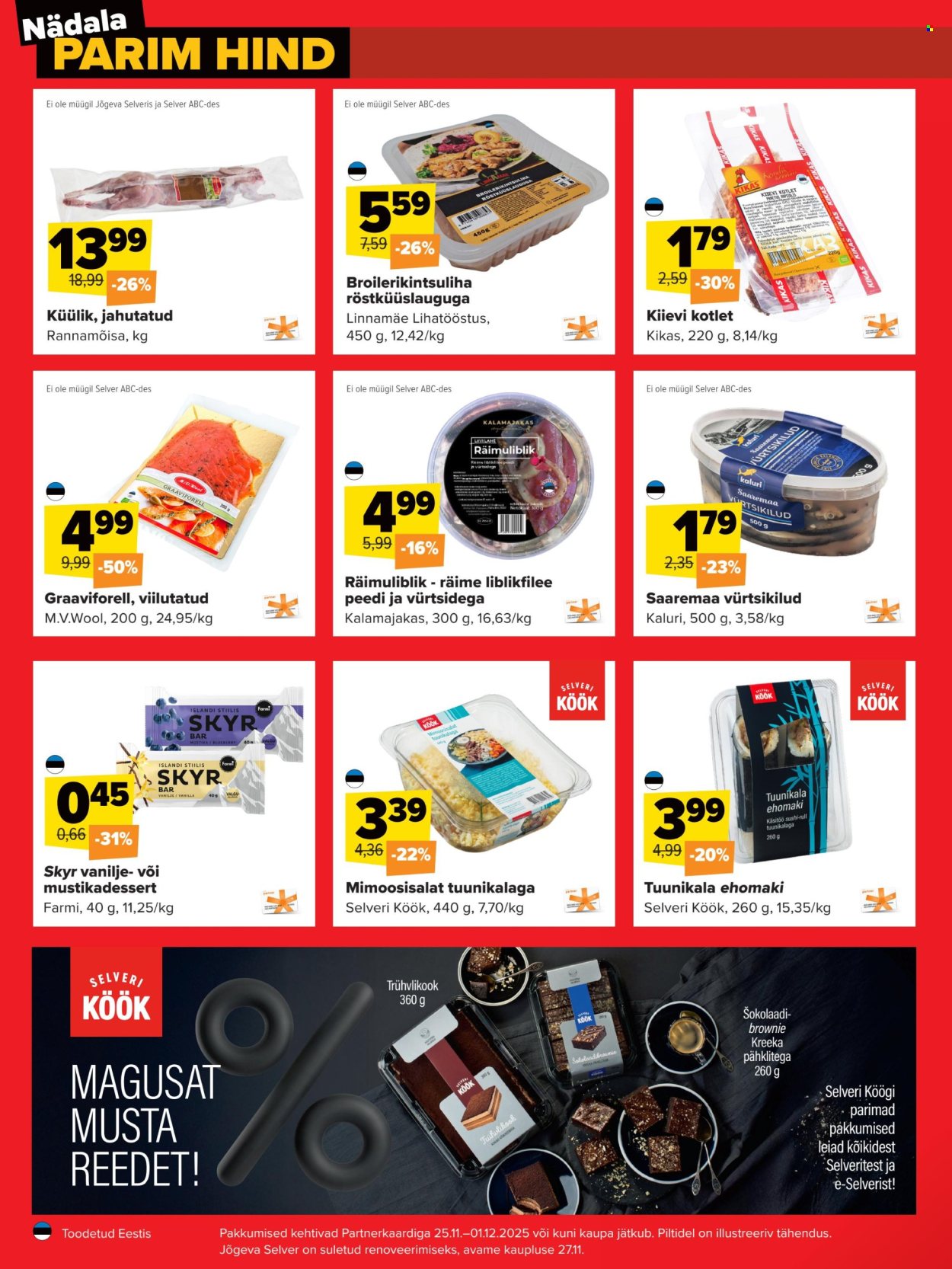 selver - Selver kliendileht - Nädala parim hind (25.11 - 1.12.2025) - page: 2