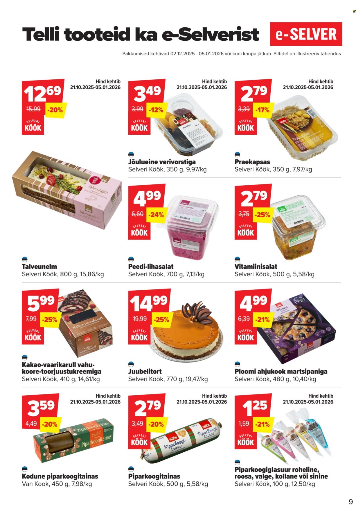 selver - Selver kliendileht - Hea Mõte (2.12.2025 - 5.01.2026) - page: 9