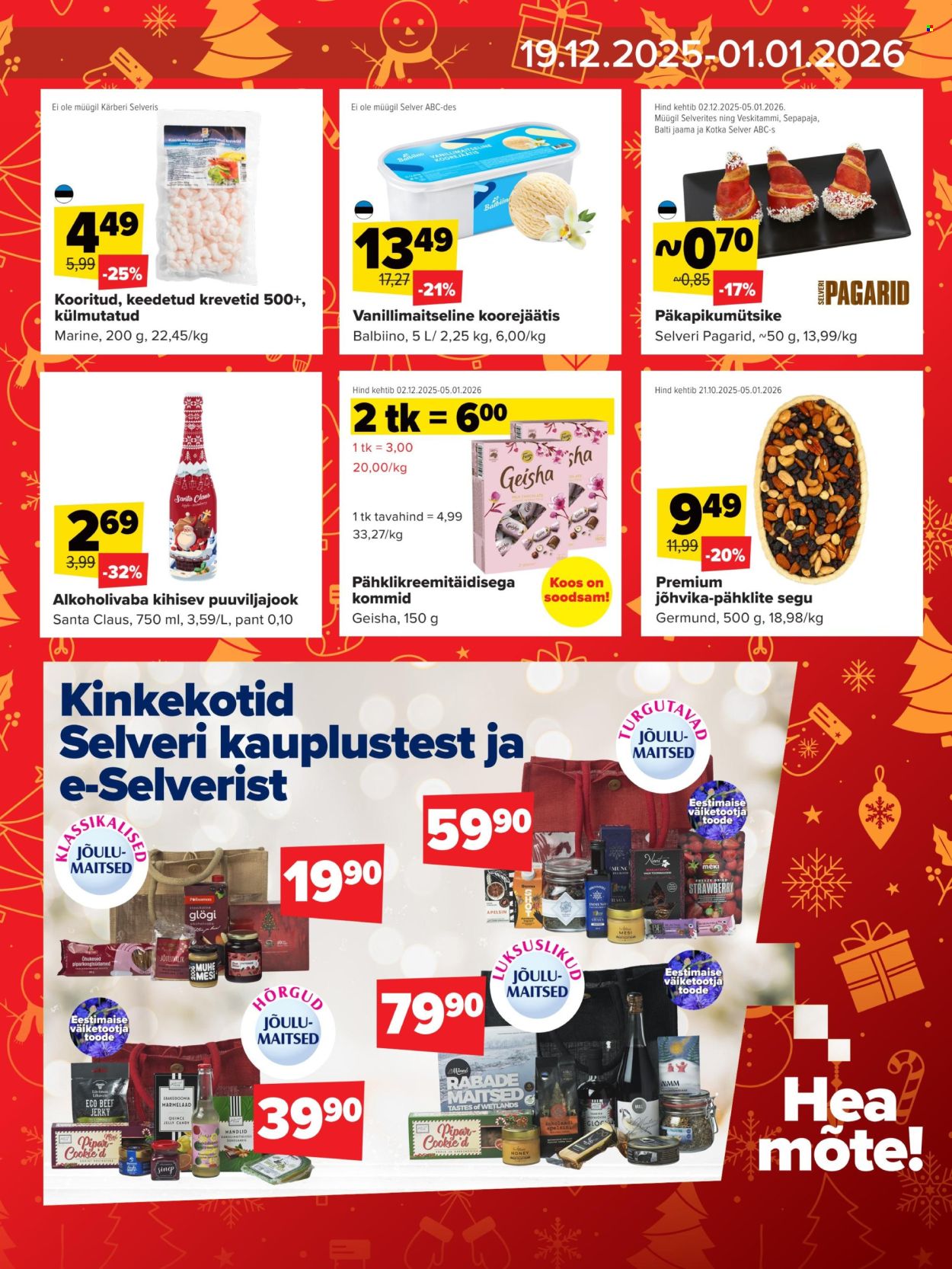 selver - Selver kliendileht - Nädala Parim Hind (19.12.2025 - 1.01.2026) - page: 3