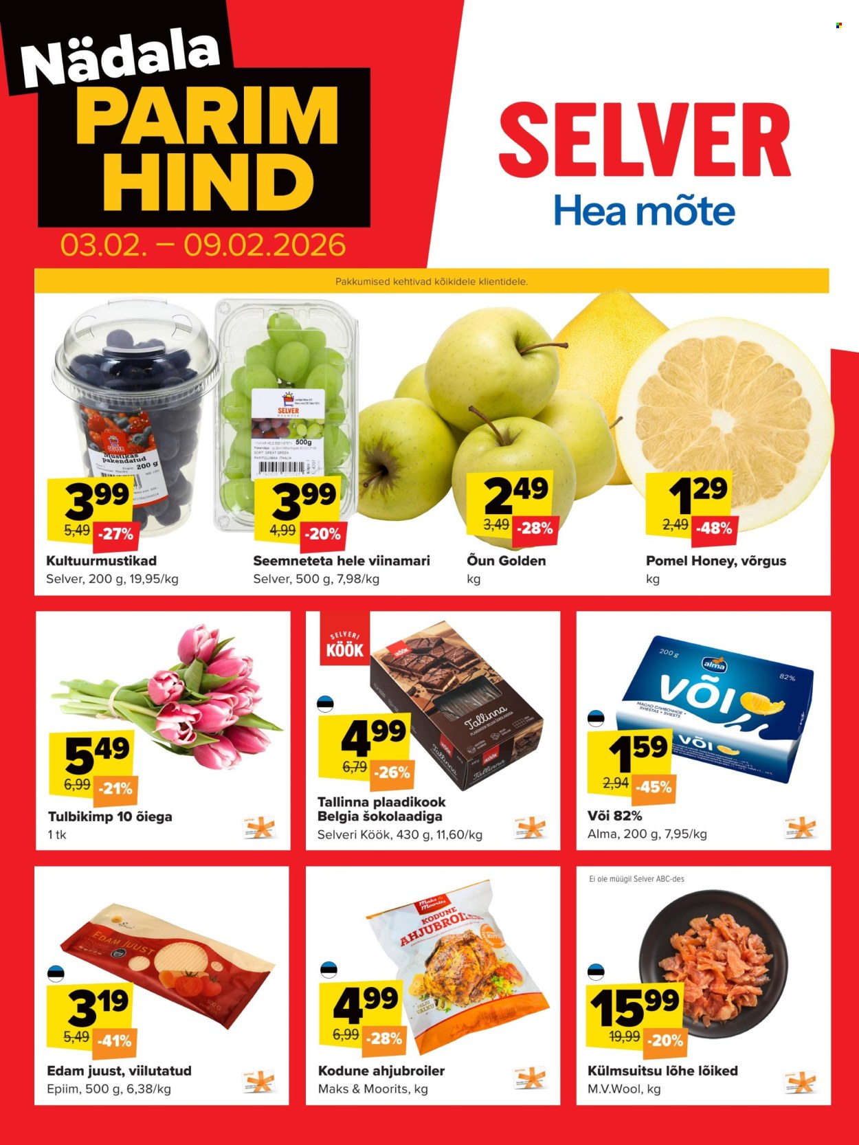selver - Selver kliendileht - Nädala parim hind (3.02 - 9.02.2026)