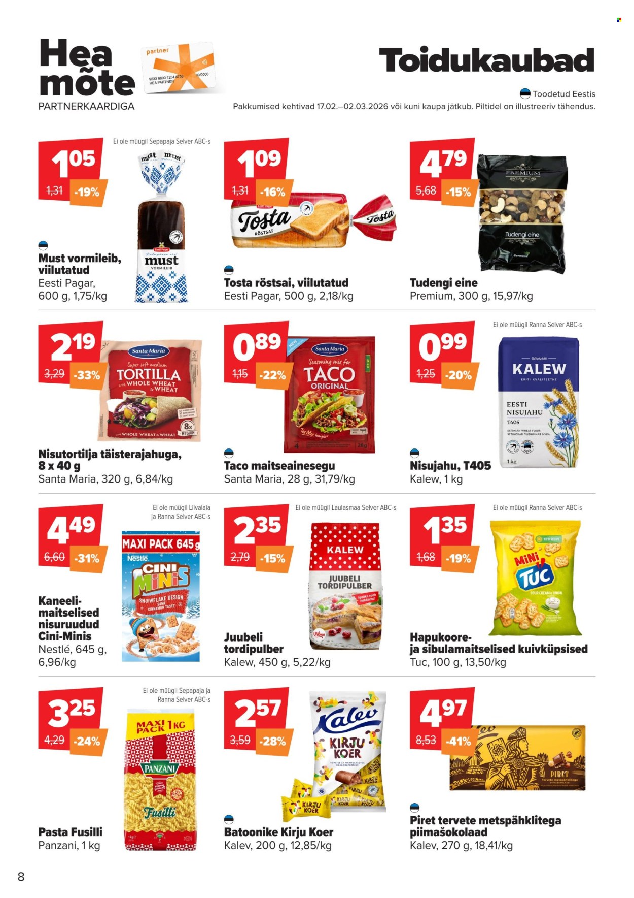selver - Selver kliendileht - Hea Mõte (17.02 - 2.03.2026) - page: 8
