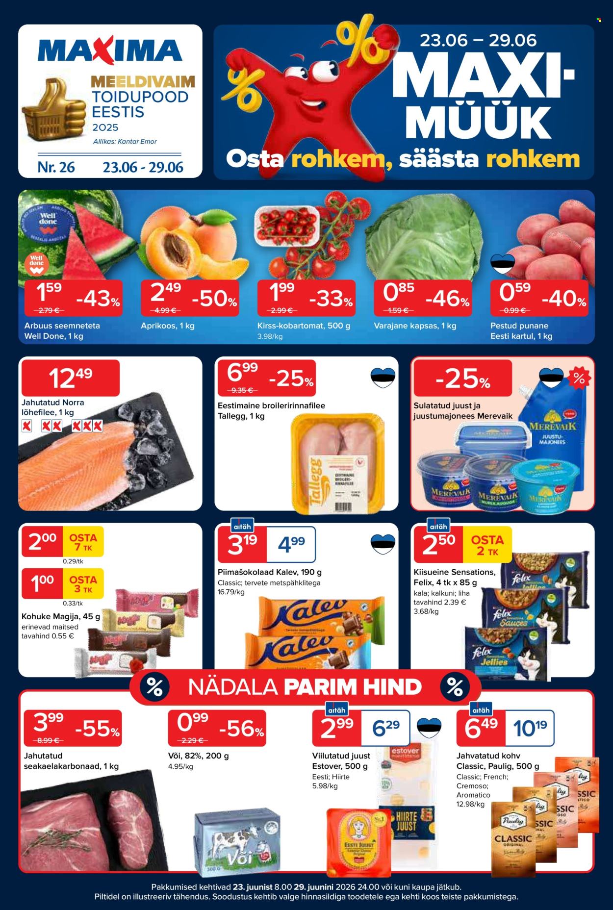 maxima - Maxima kliendileht (23.06 - 29.07.2026)