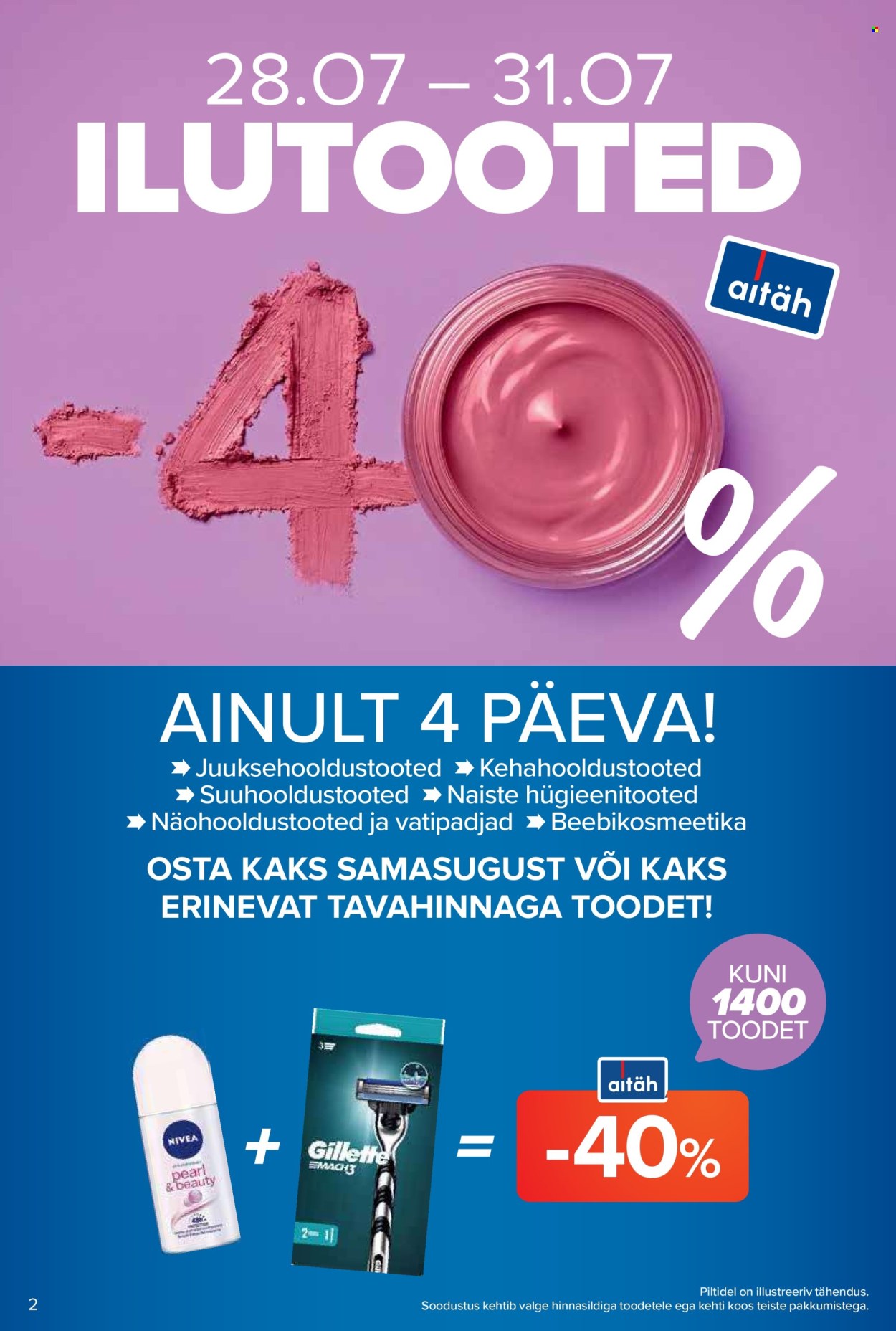 maxima - Maxima kliendileht - Ilutooted -40% (28.07 - 31.07.2026)