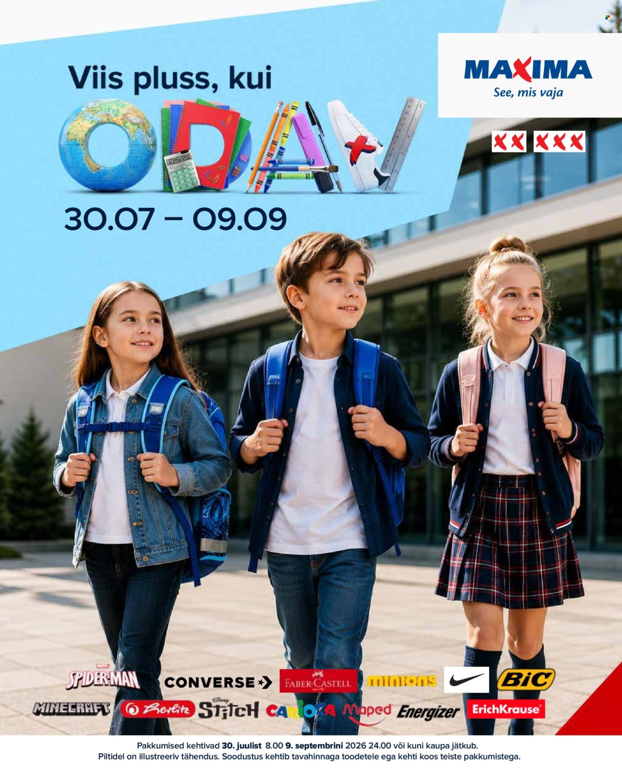 maxima - Maxima kliendileht (30.07 - 9.09.2026)