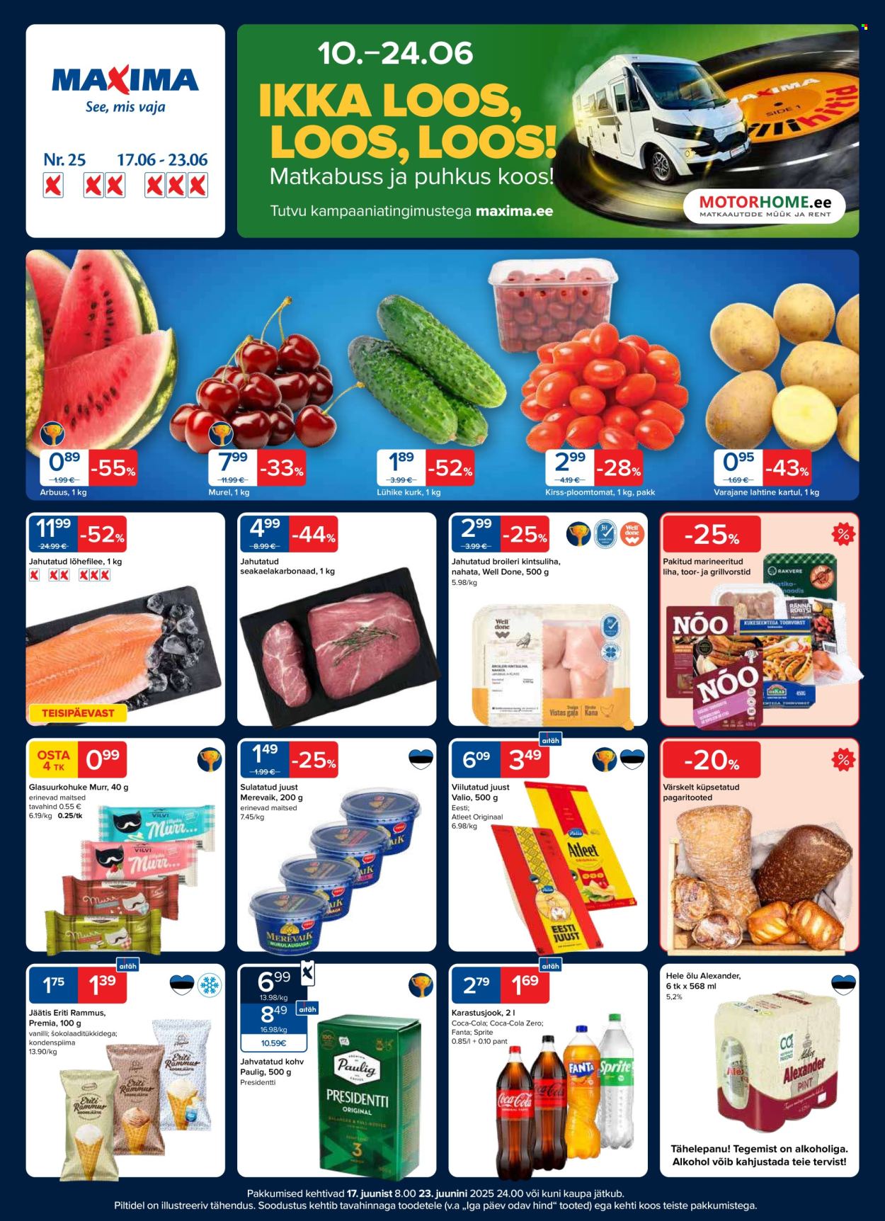 maxima - Maxima kliendileht - Maxima kliendileht nr. 25 (17.06 - 23.06.2025)