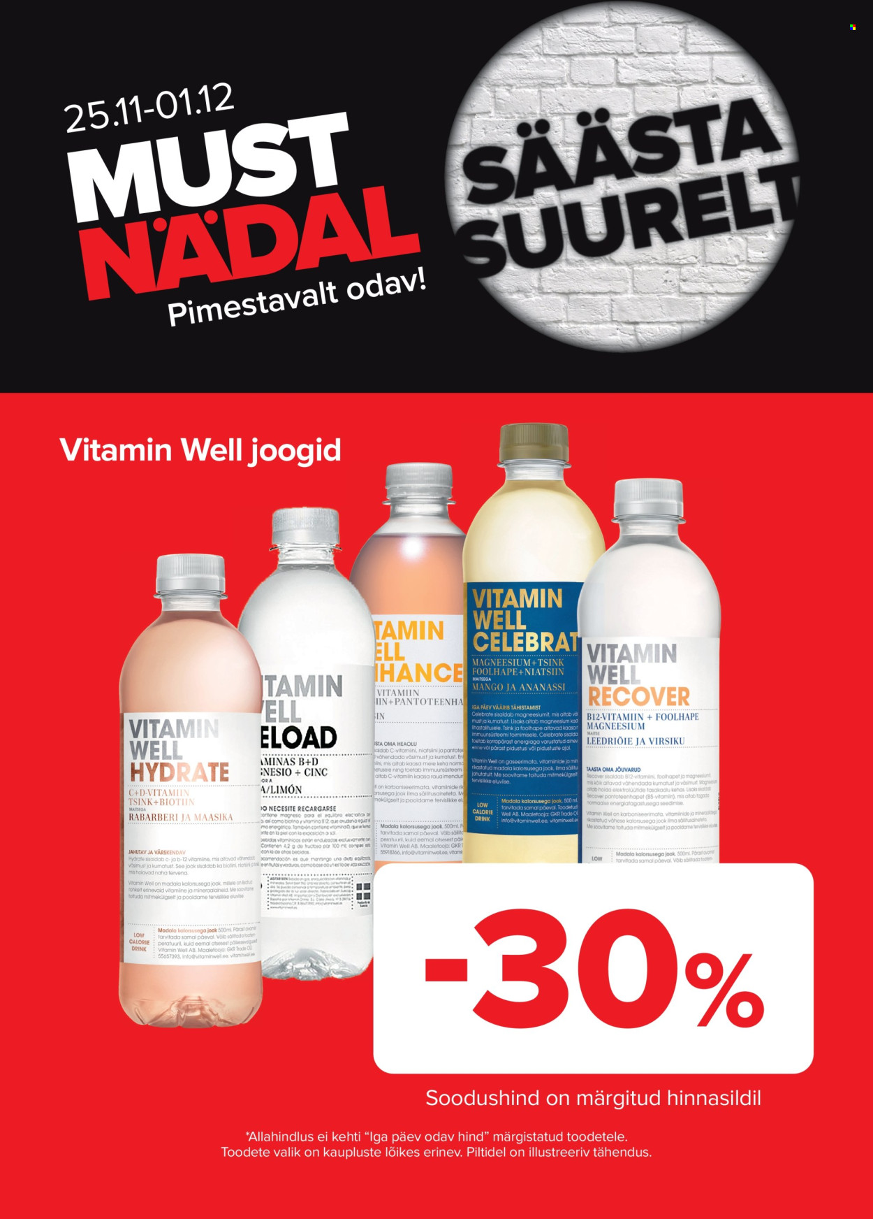 maxima - Maxima kliendileht - Must nädal Maximas! (25.11 - 1.12.2025) - page: 2