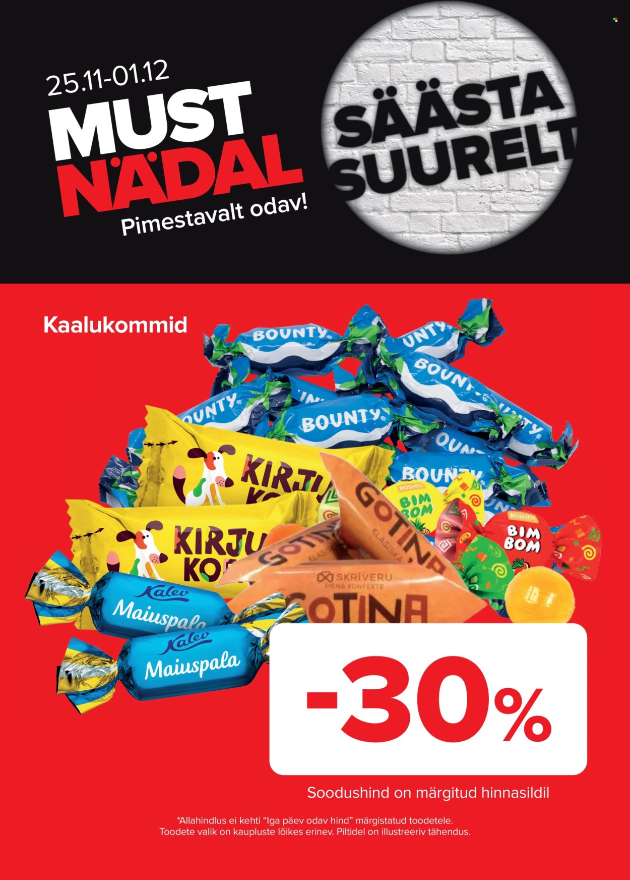 maxima - Maxima kliendileht - Must nädal Maximas! (25.11 - 1.12.2025) - page: 6