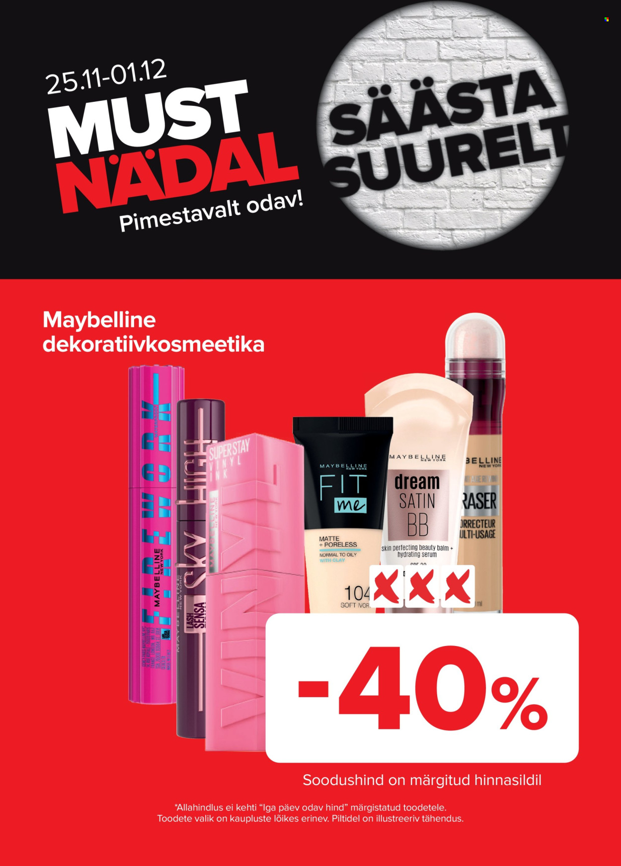 maxima - Maxima kliendileht - Must nädal Maximas! (25.11 - 1.12.2025) - page: 7