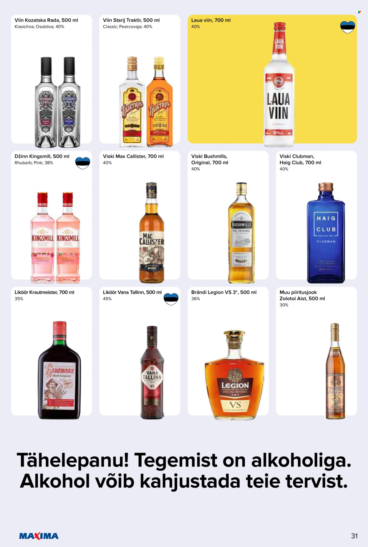 maxima - Maxima kliendileht - Maxima kliendileht nr. 2 (6.01 - 12.01.2026) - page: 31