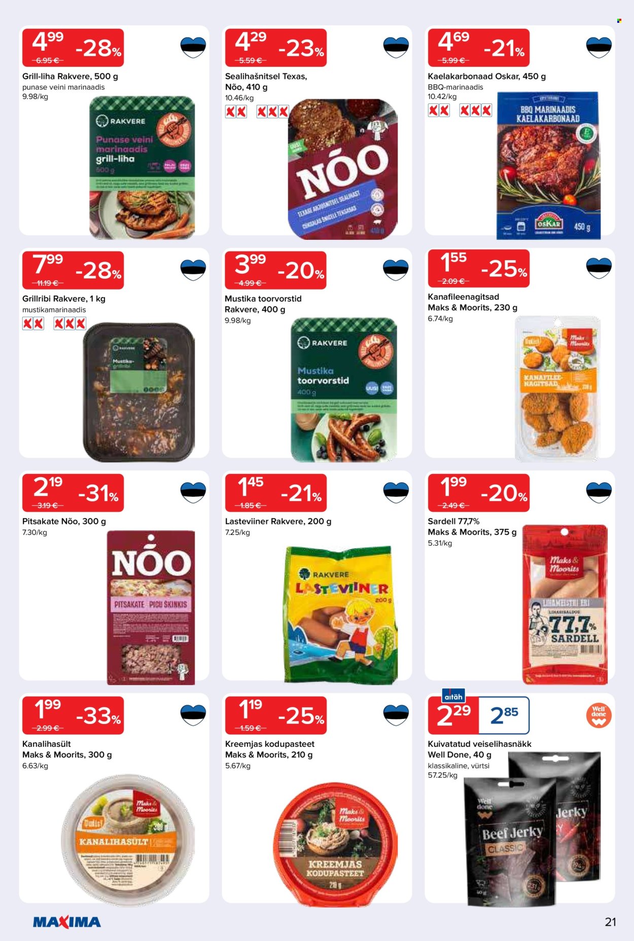 maxima - Maxima kliendileht - Maxima kliendileht nr. 2 (6.01 - 12.01.2026) - page: 21