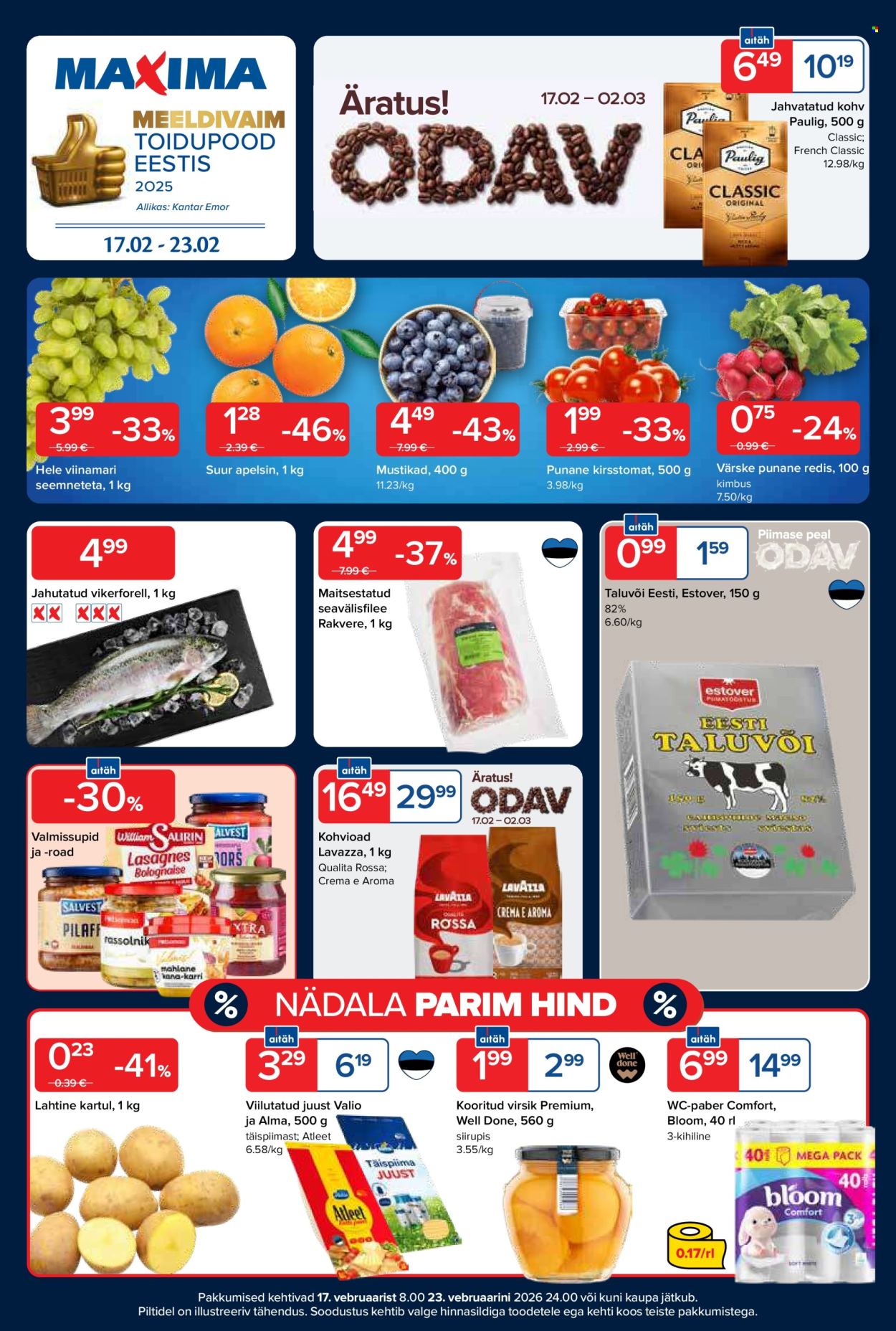 maxima - Maxima kliendileht - Maxima kliendileht (17.02 - 23.02.2026)