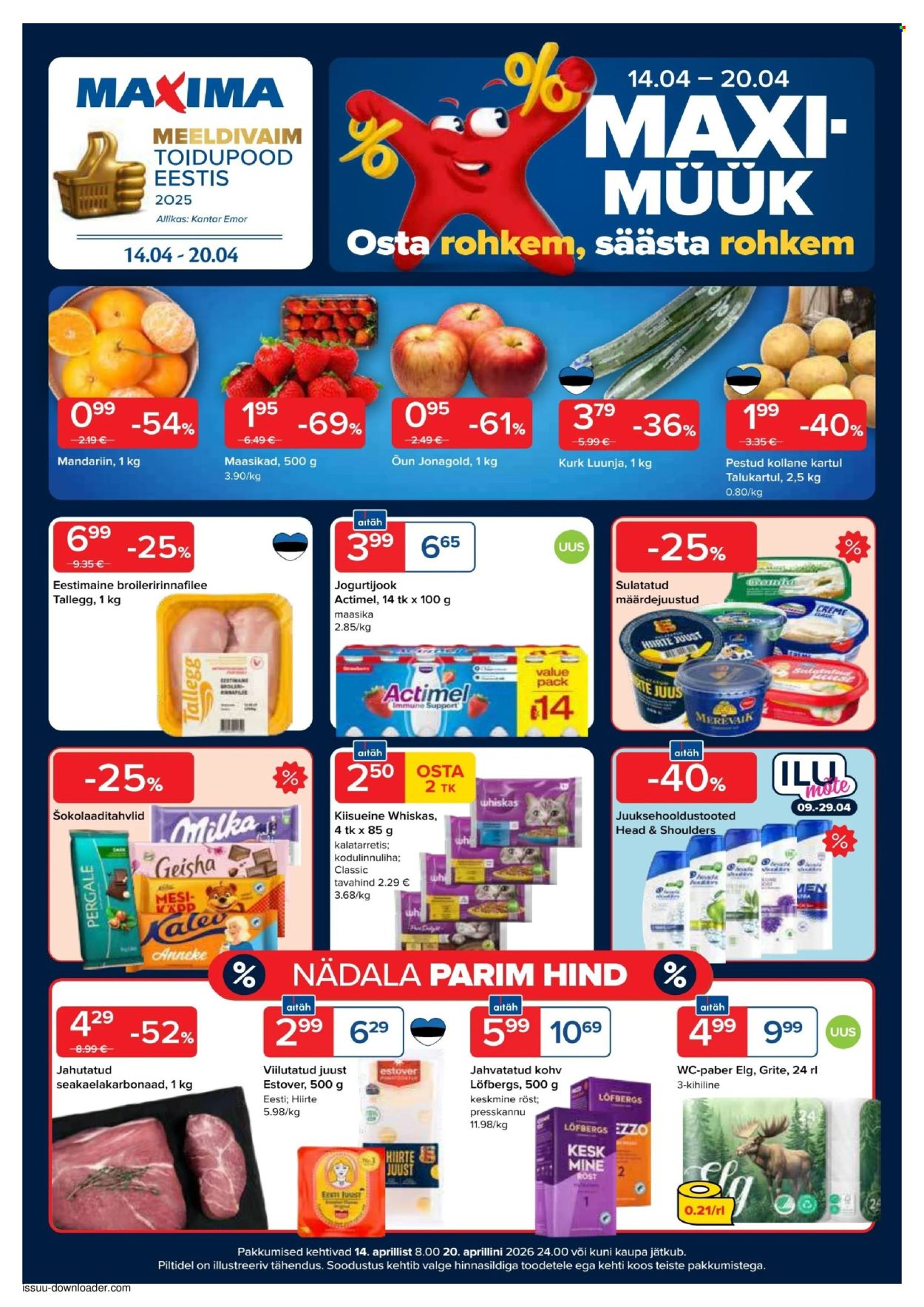 maxima - Maxima kliendileht - Maxima kliendileht (14.04 - 20.04.2026)