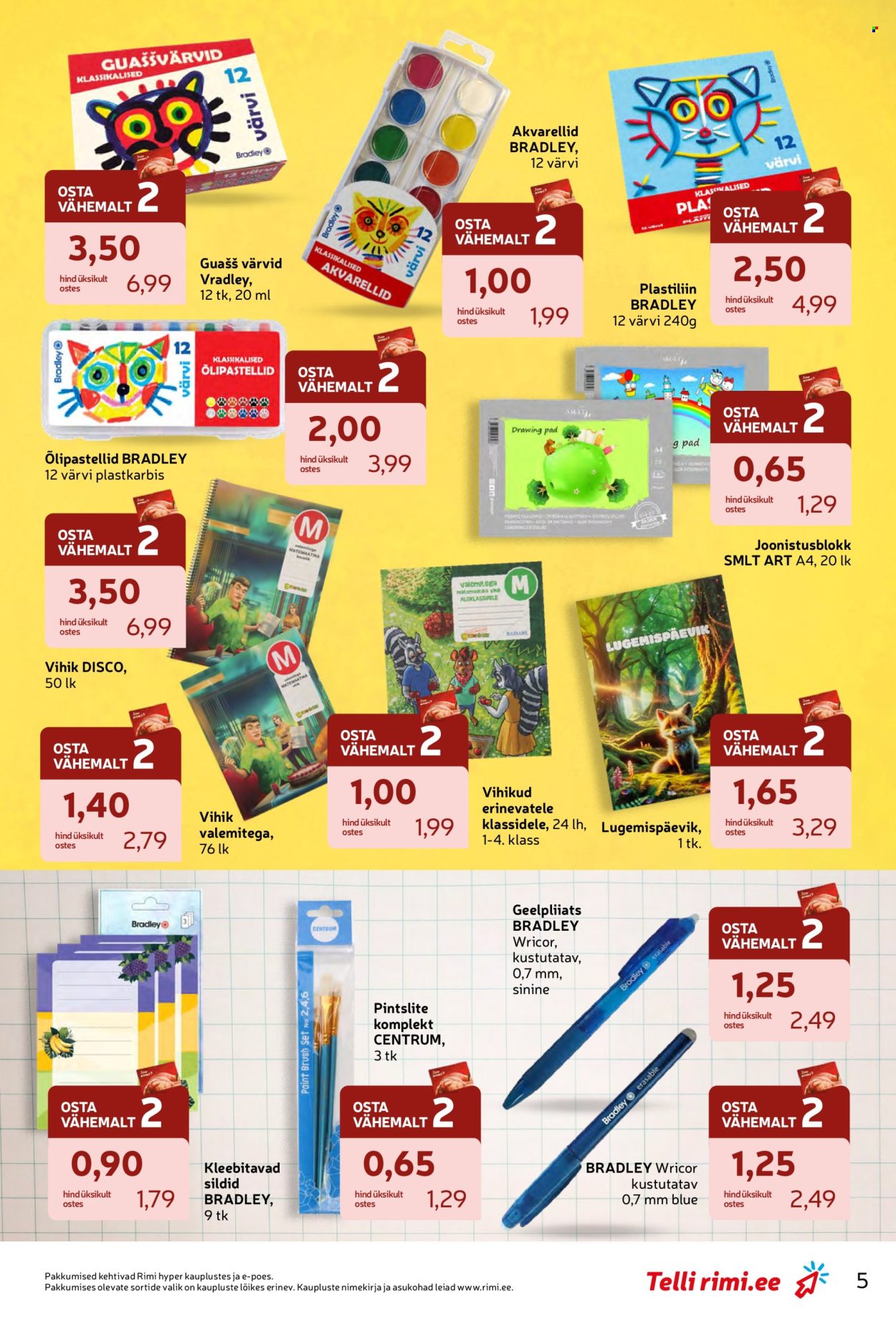 rimi - Rimi kliendileht - Tagasi kooli! (28.07 - 7.09.2026) - page: 5