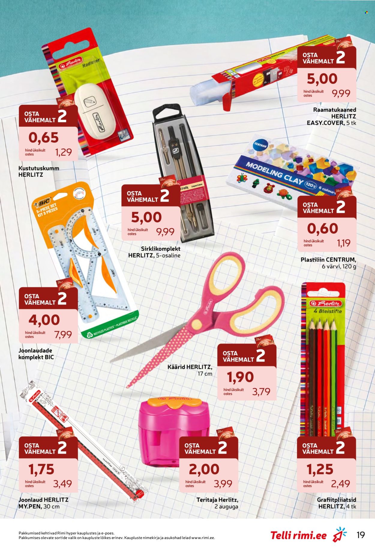 rimi - Rimi kliendileht - Tagasi kooli! (28.07 - 7.09.2026) - page: 19