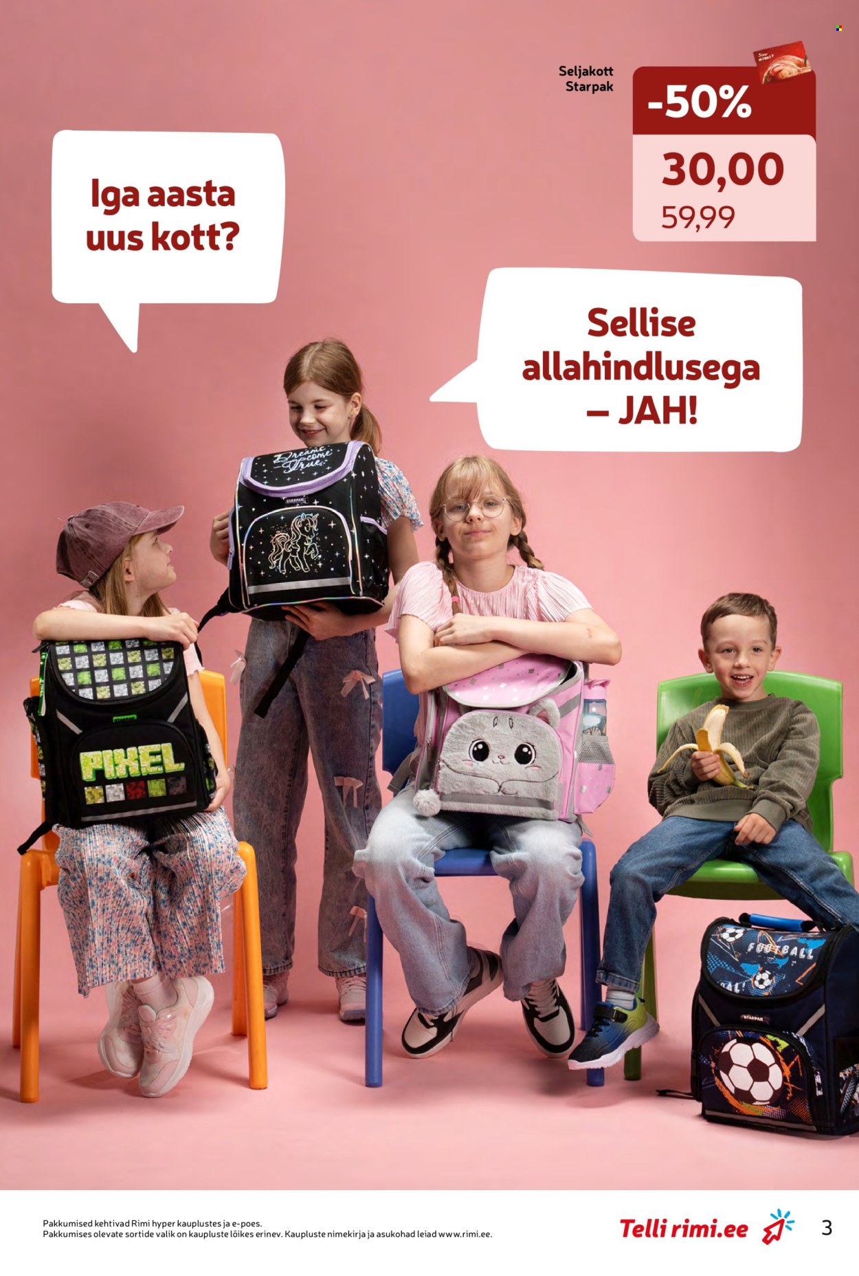 rimi - Rimi kliendileht - Tagasi kooli! (28.07 - 7.09.2026) - page: 3