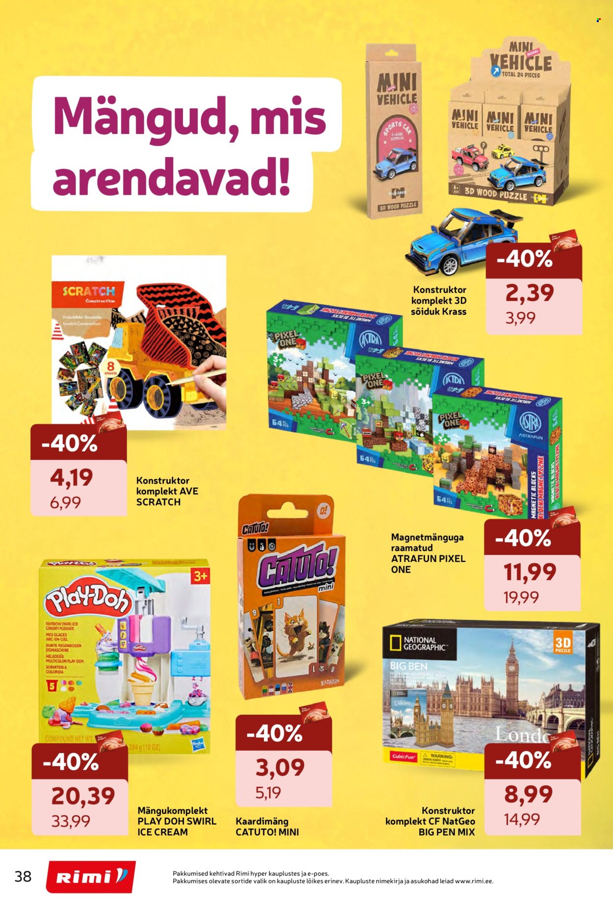 rimi - Rimi kliendileht - Tagasi kooli! (28.07 - 7.09.2026) - page: 38
