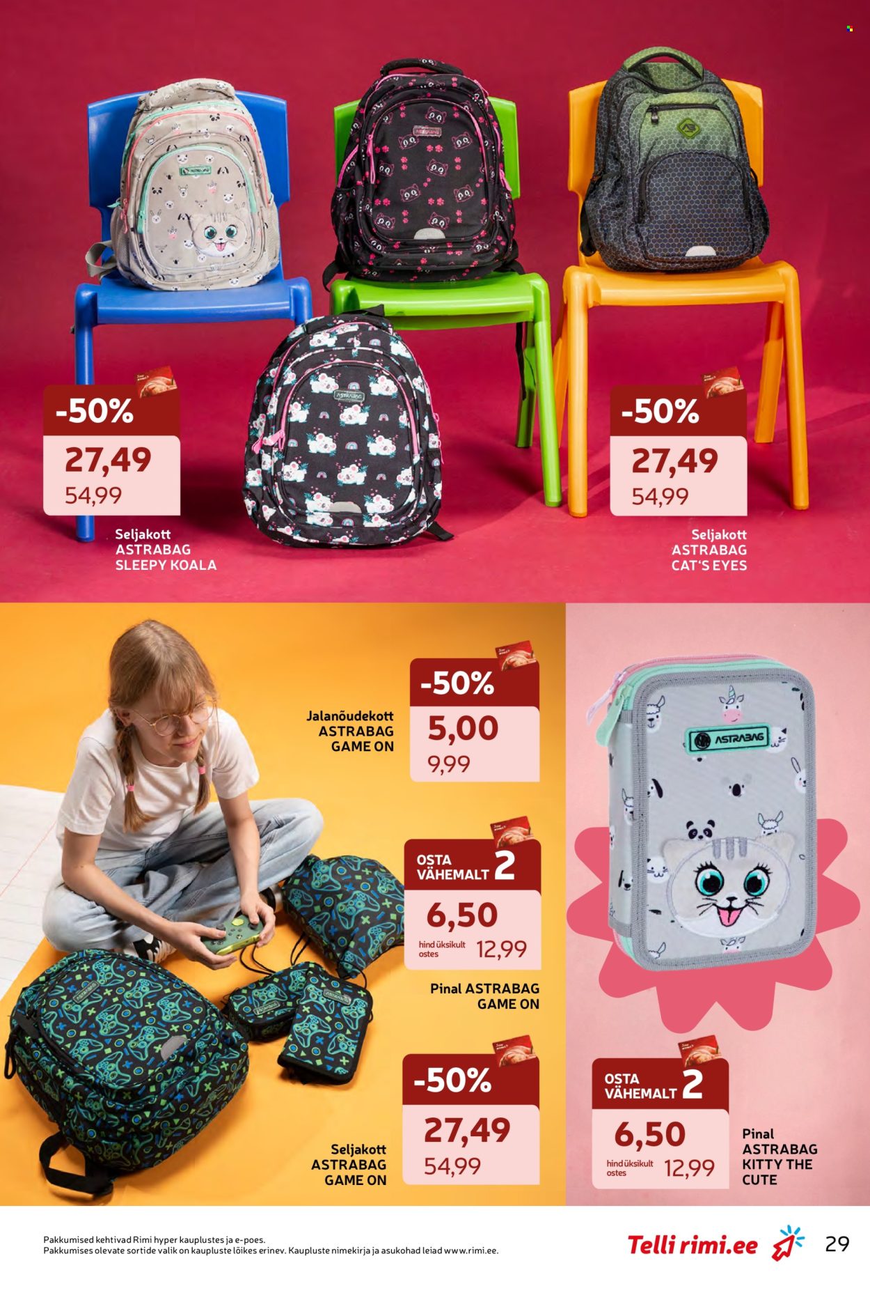 rimi - Rimi kliendileht - Tagasi kooli! (28.07 - 7.09.2026) - page: 29
