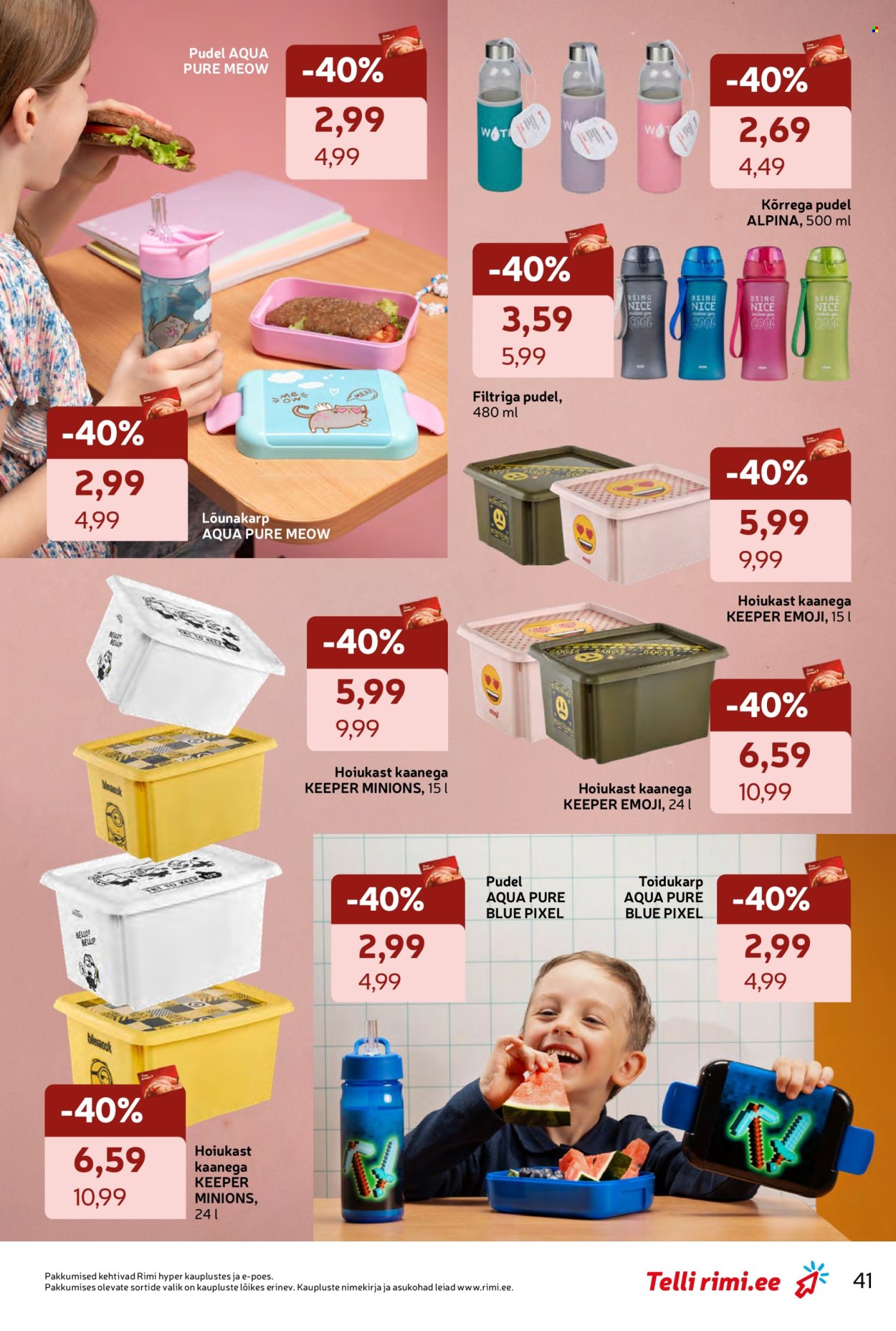 rimi - Rimi kliendileht - Tagasi kooli! (28.07 - 7.09.2026) - page: 41
