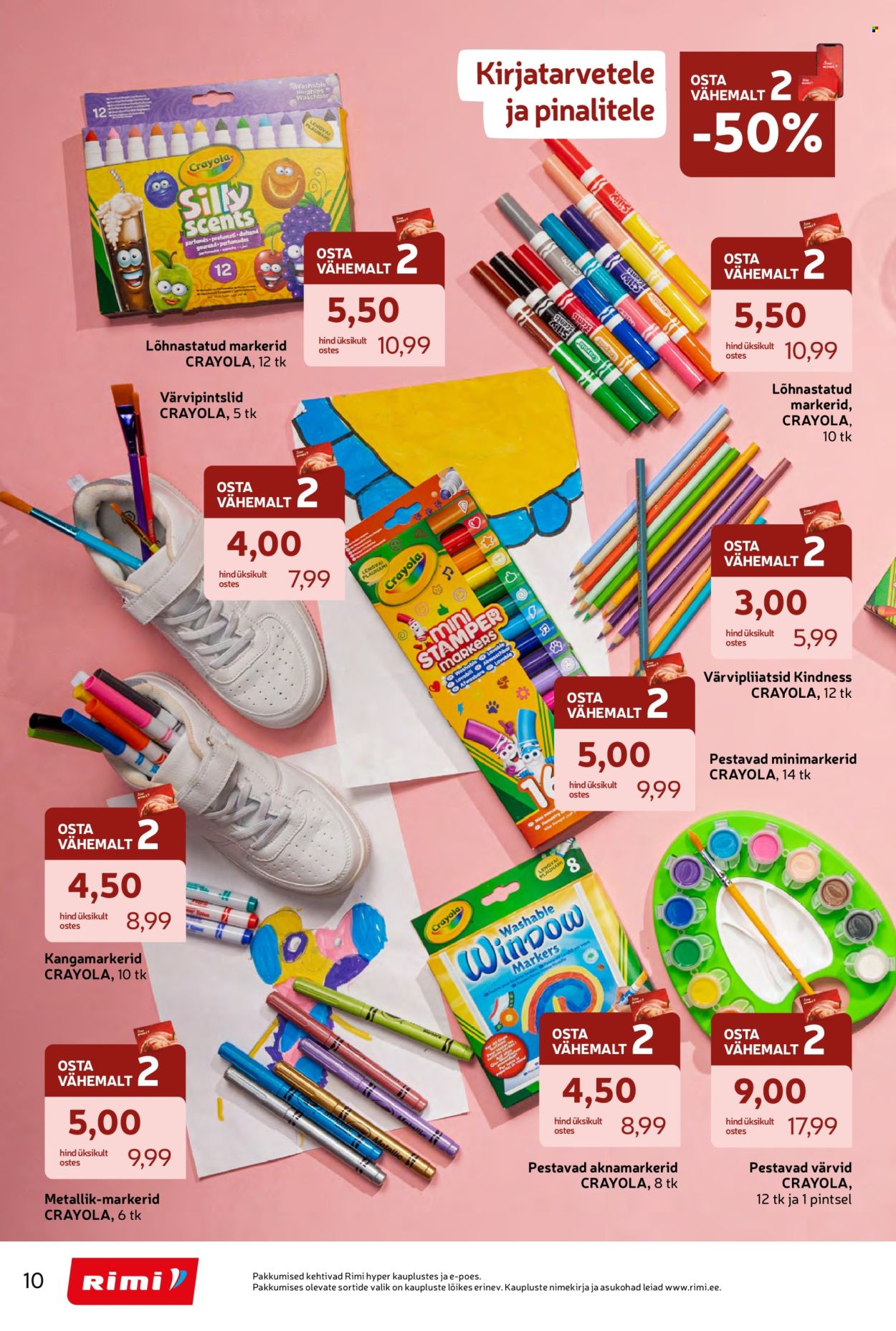 rimi - Rimi kliendileht - Tagasi kooli! (28.07 - 7.09.2026) - page: 10