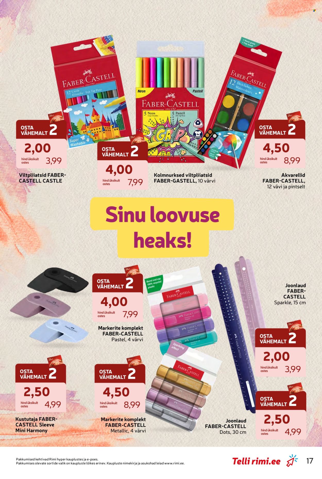 rimi - Rimi kliendileht - Tagasi kooli! (28.07 - 7.09.2026) - page: 17