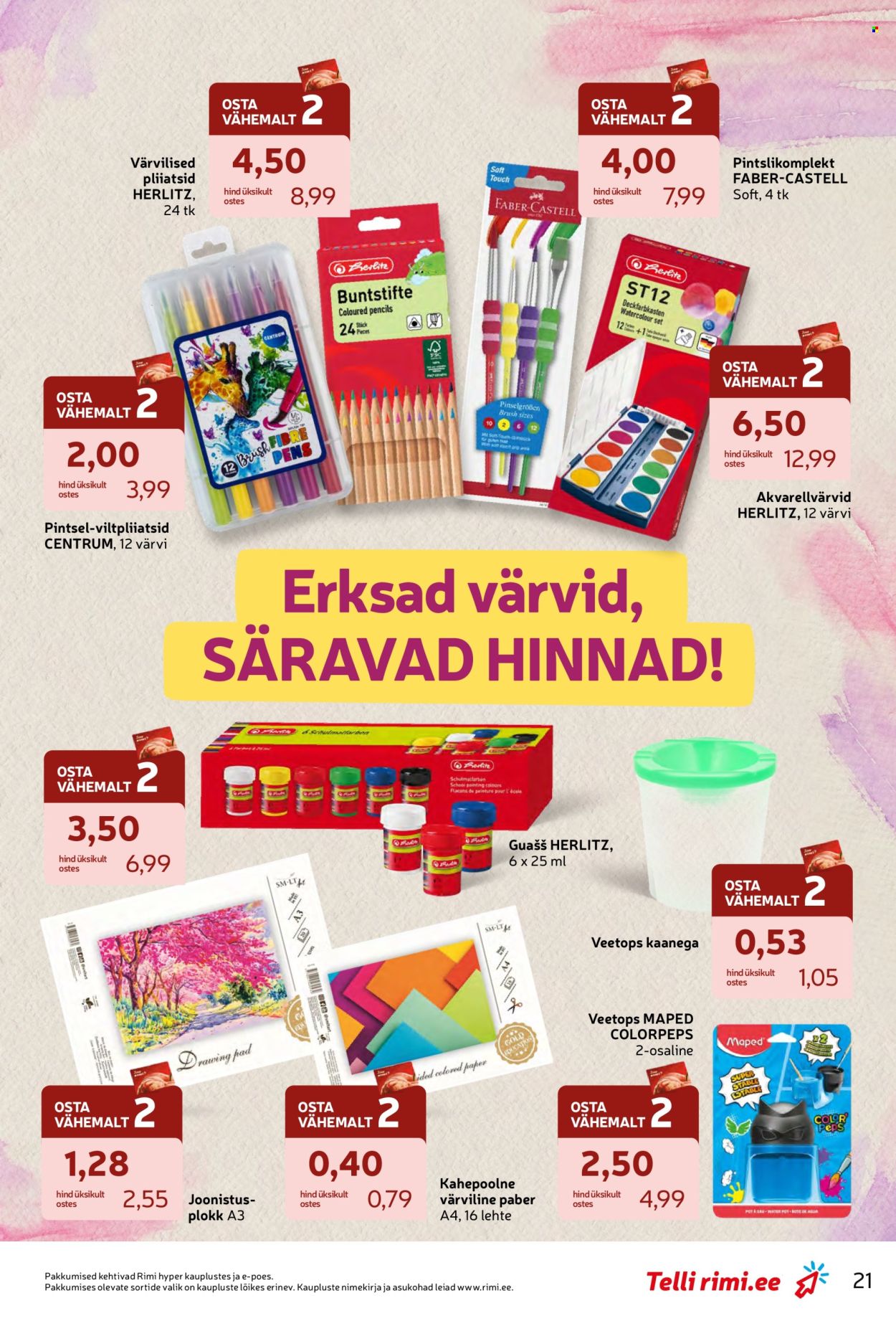 rimi - Rimi kliendileht - Tagasi kooli! (28.07 - 7.09.2026) - page: 21