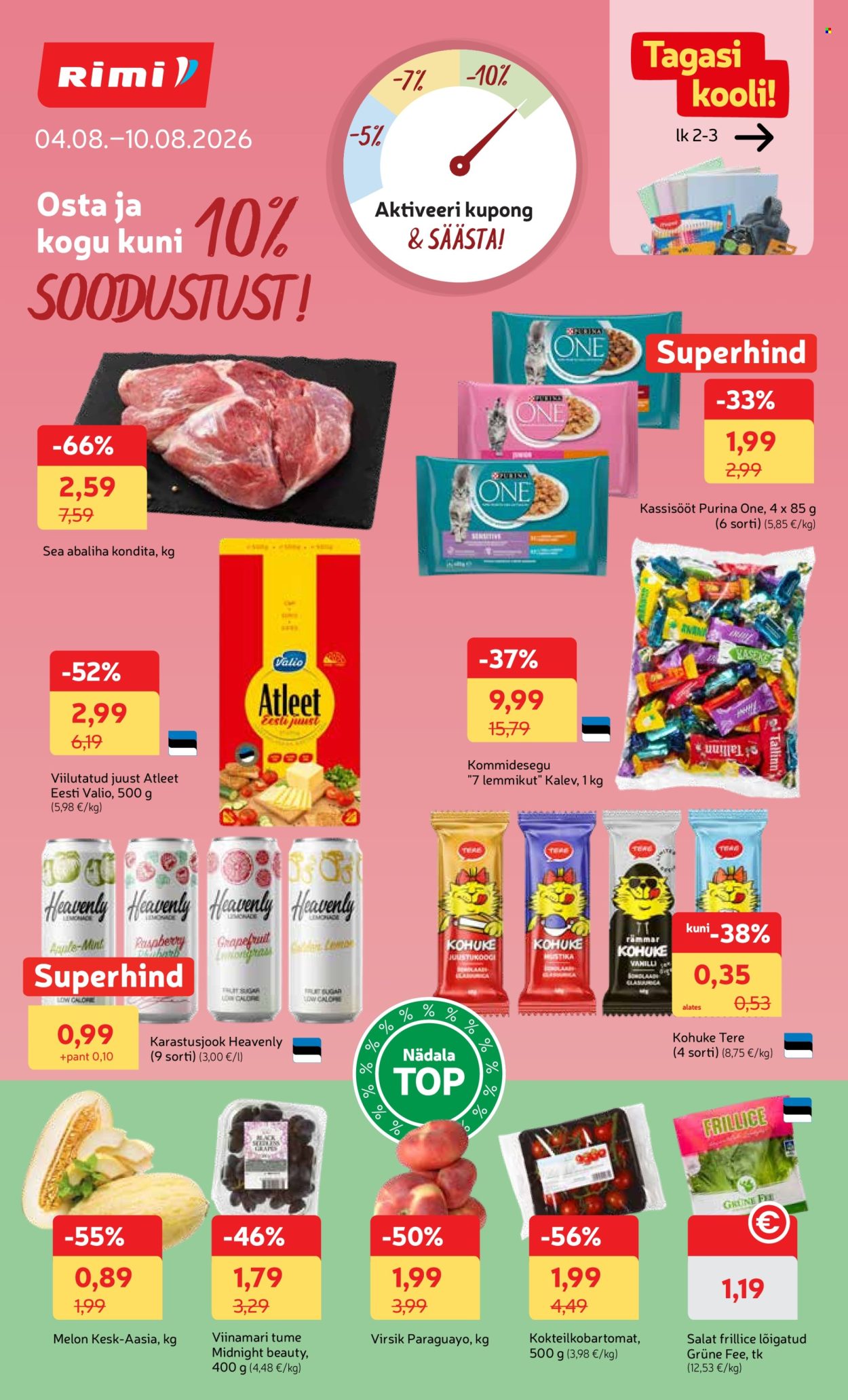 rimi - Rimi kliendileht (4.08 - 10.08.2026) - page: 1