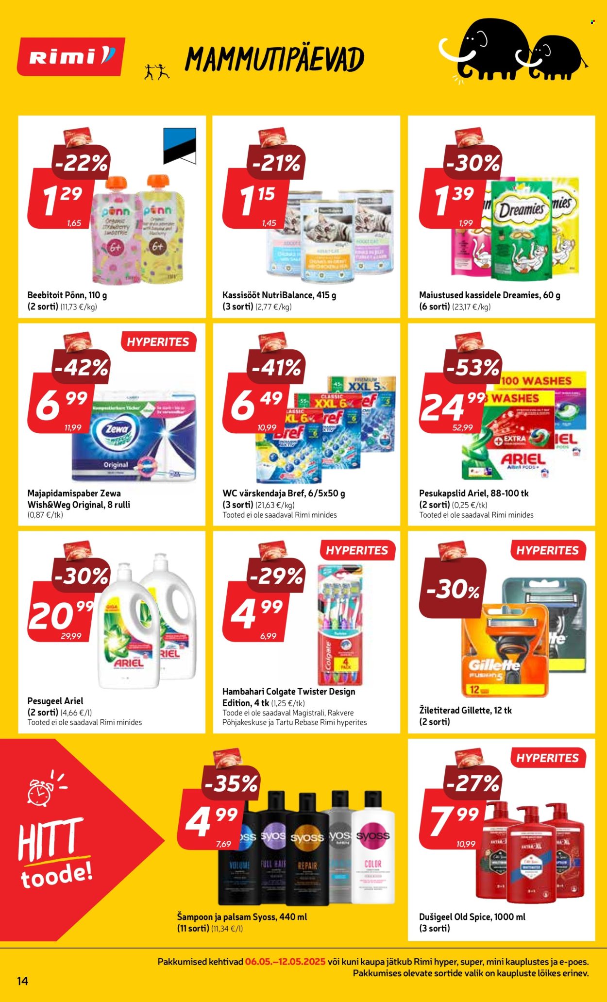 rimi - Rimi kliendileht - Mammutipäevad (6.05 - 12.05.2025) - page: 14