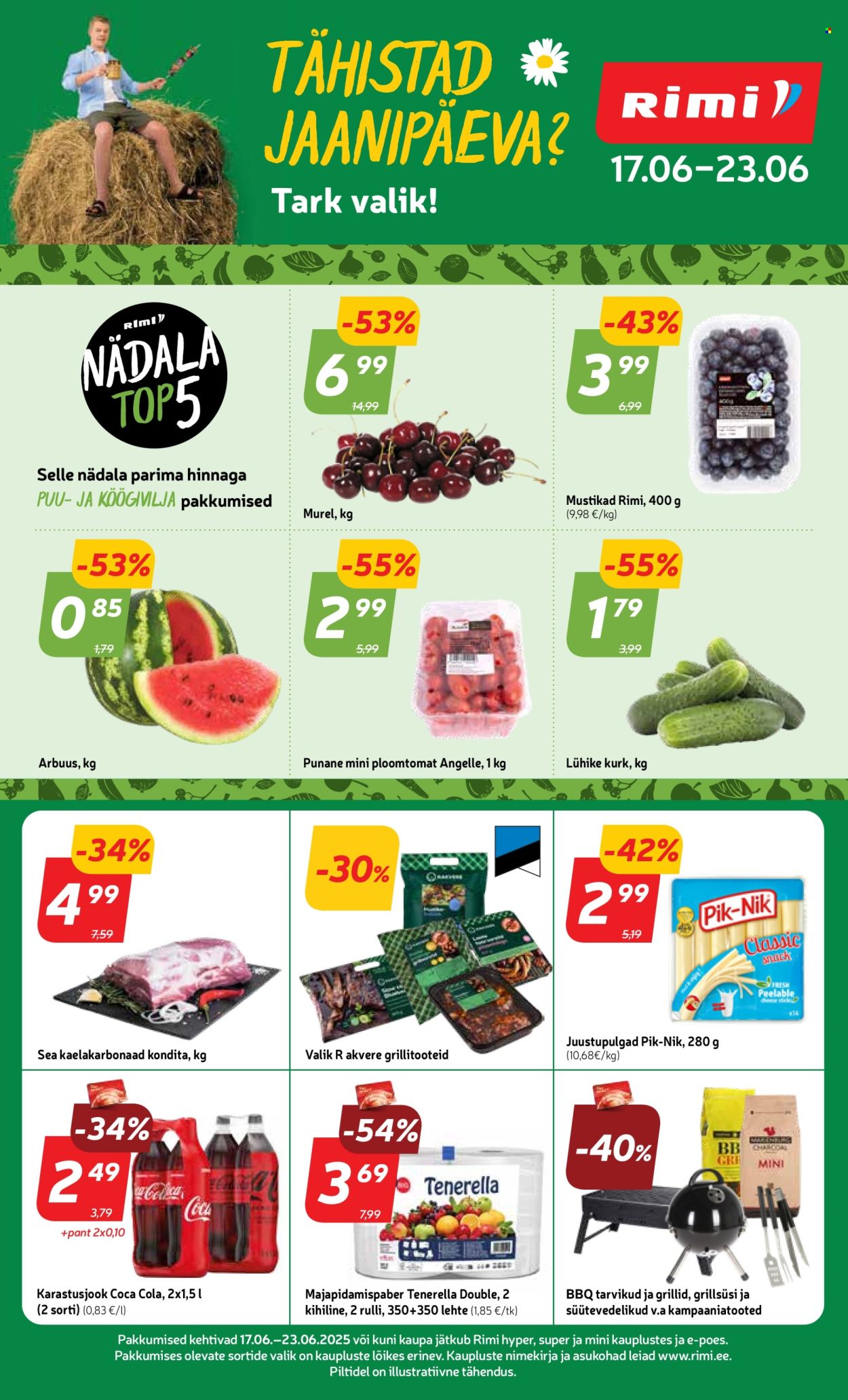 rimi - Rimi kliendileht - TÄHISTAD JAANIPÄEVA? (17.06 - 23.06.2025)