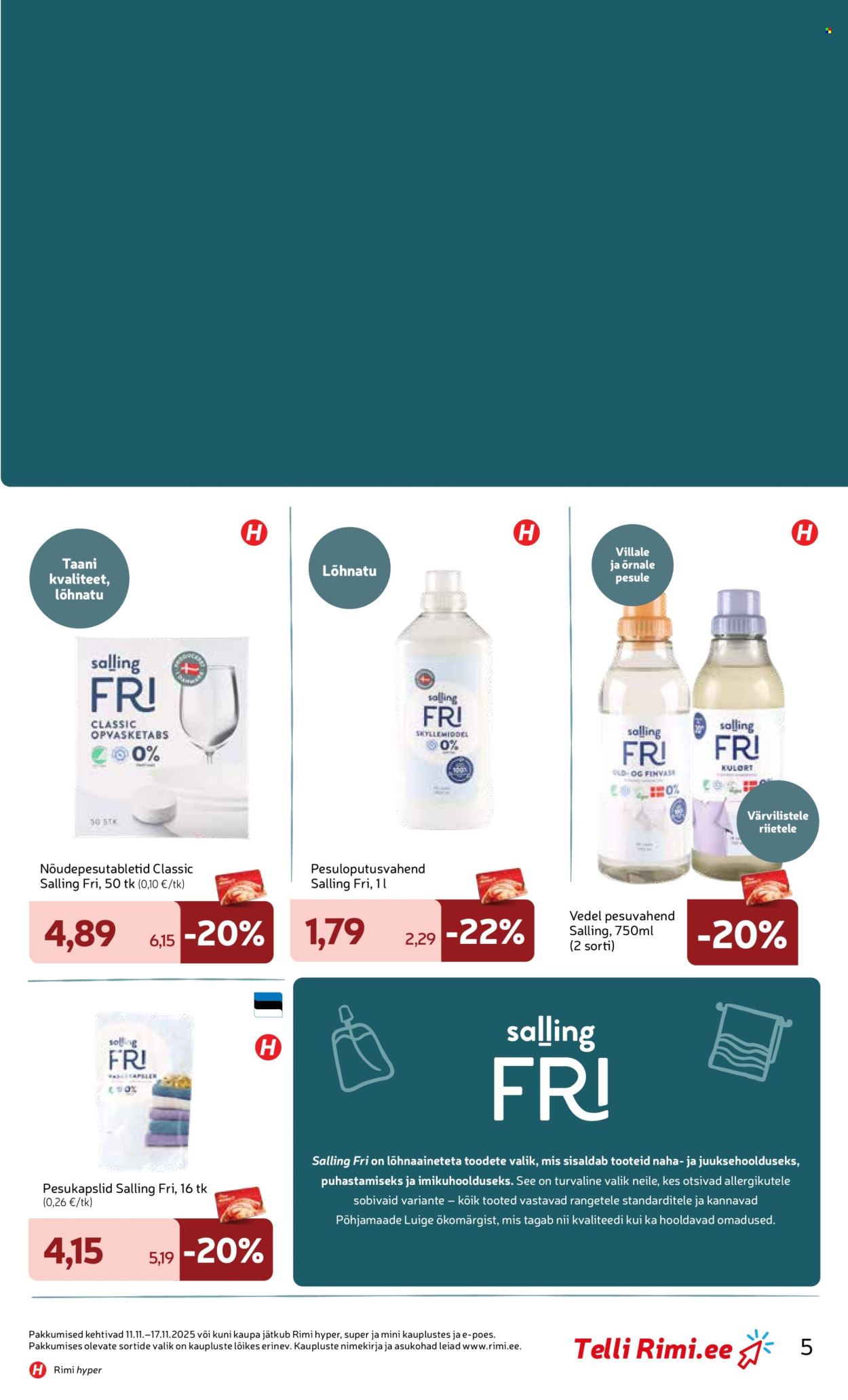 rimi - Rimi kliendileht - Kliendileht (11.11 - 17.11.2025) - page: 5