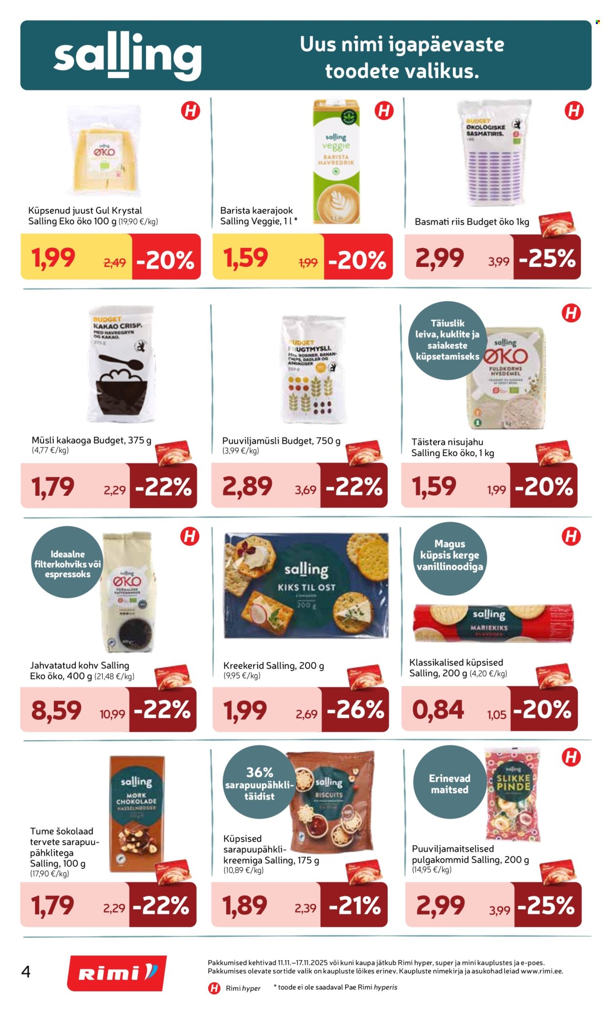 rimi - Rimi kliendileht - Kliendileht (11.11 - 17.11.2025) - page: 4