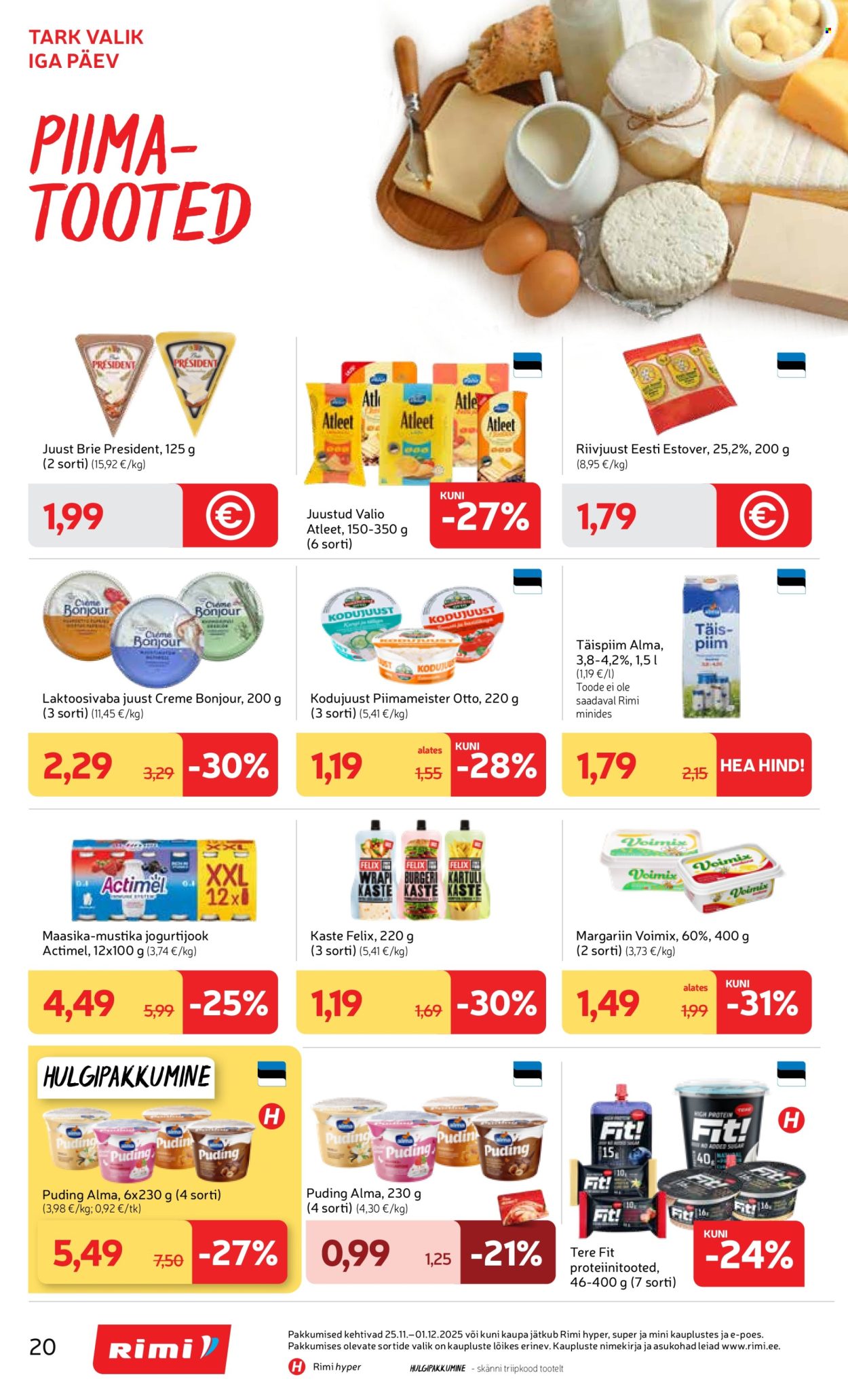 rimi - Rimi kliendileht - Kliendileht (25.11 - 1.12.2025) - page: 20