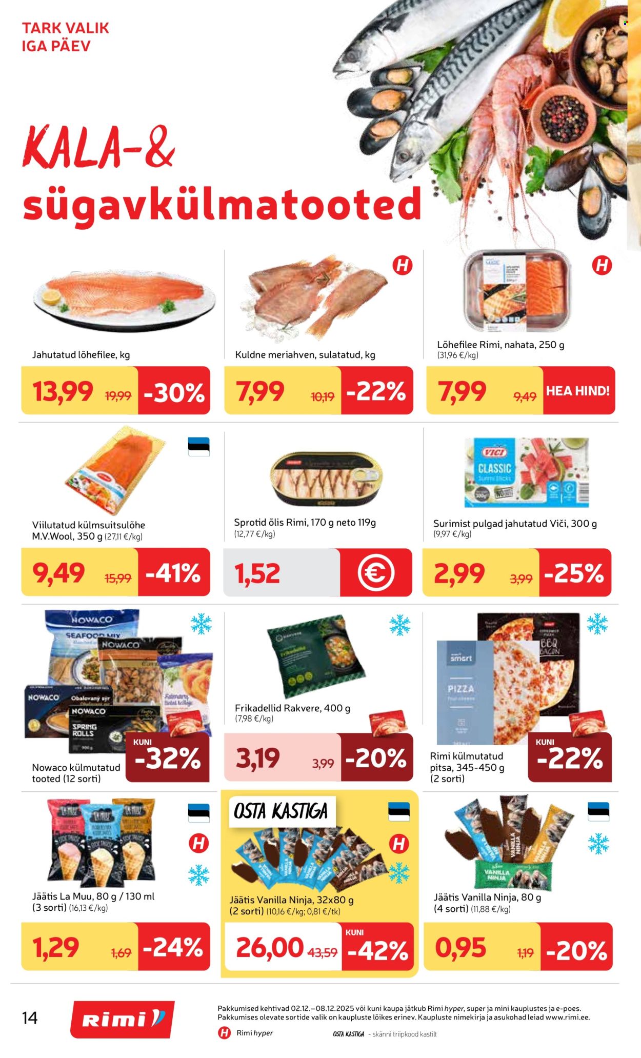 rimi - Rimi kliendileht - Kliendileht (2.12 - 8.12.2025) - page: 14