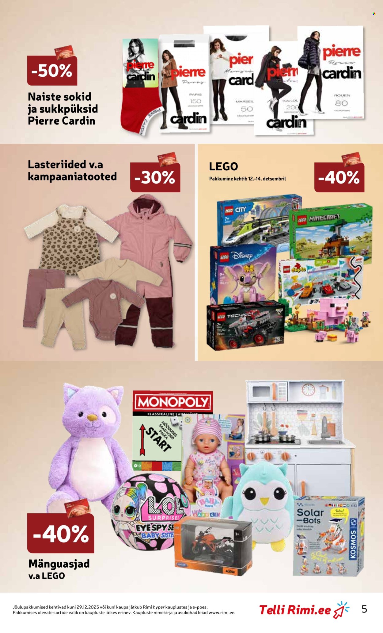 rimi - Rimi kliendileht - Kliendileht (9.12 - 15.12.2025) - page: 5