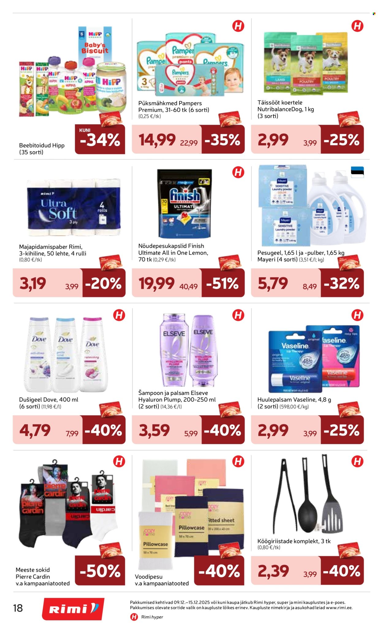 rimi - Rimi kliendileht - Kliendileht (9.12 - 15.12.2025) - page: 18