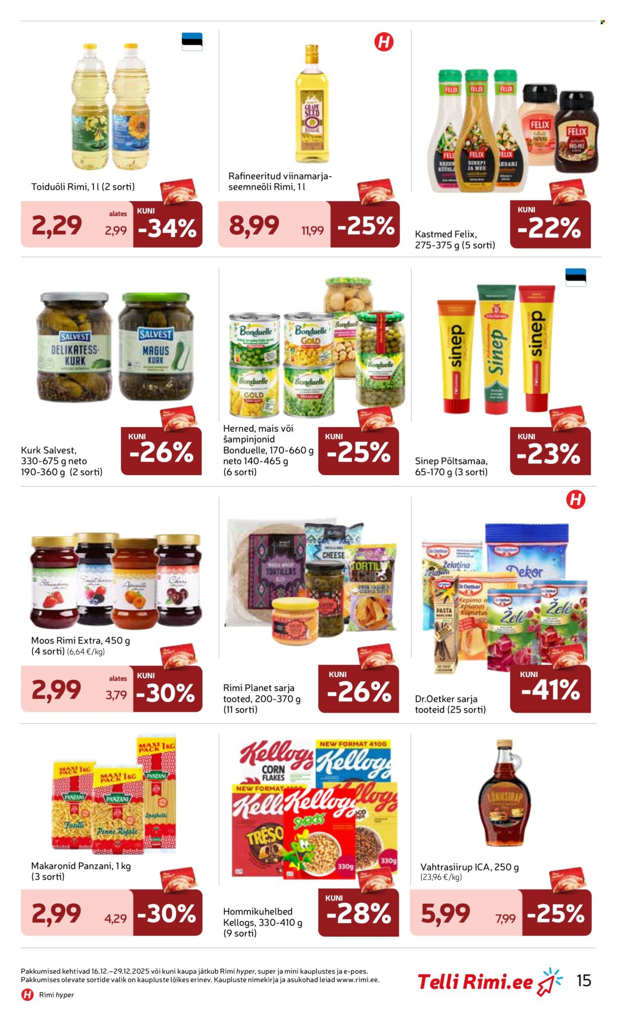rimi - Rimi kliendileht - Kliendileht (16.12 - 29.12.2025) - page: 15