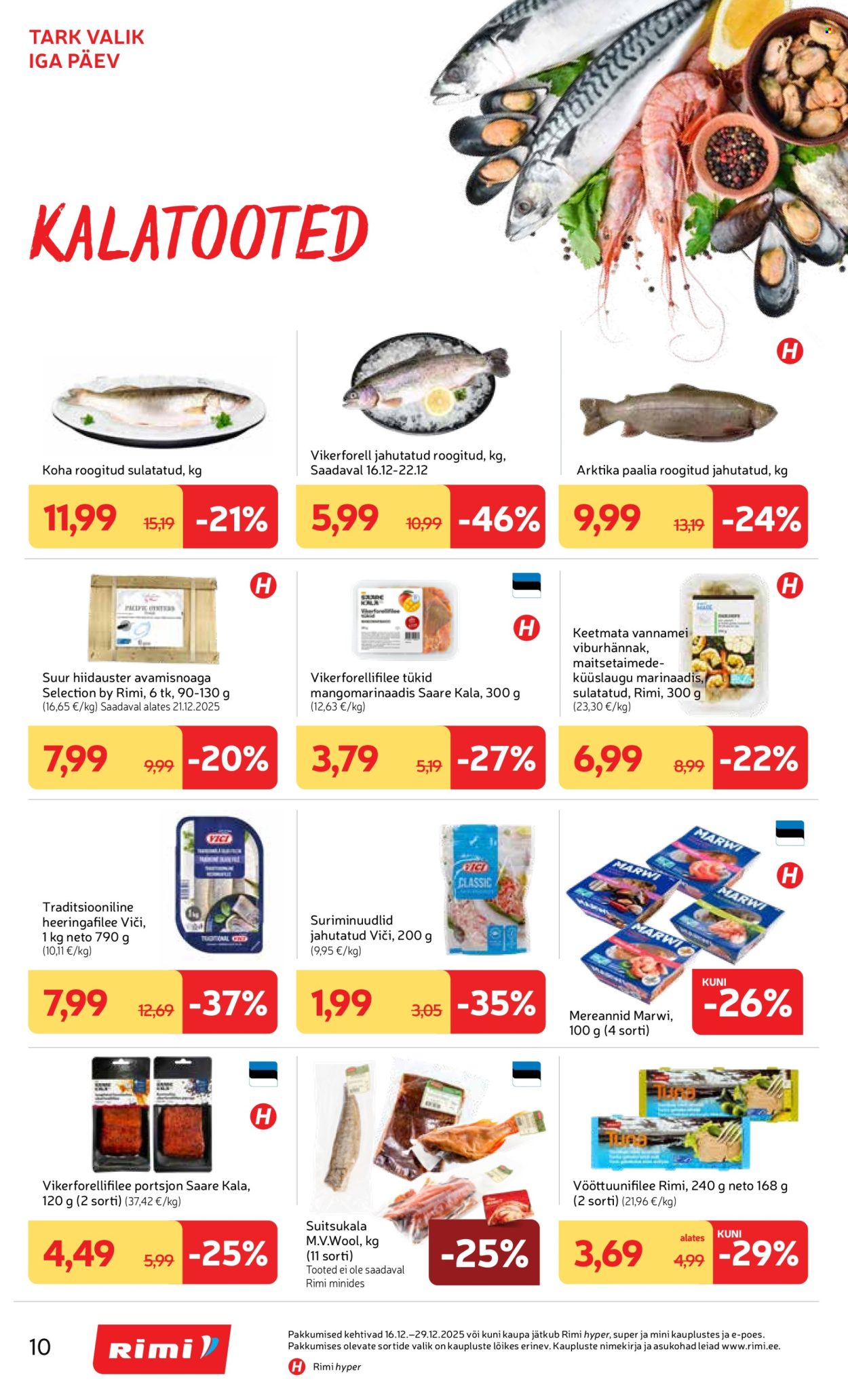 rimi - Rimi kliendileht - Kliendileht (16.12 - 29.12.2025) - page: 10