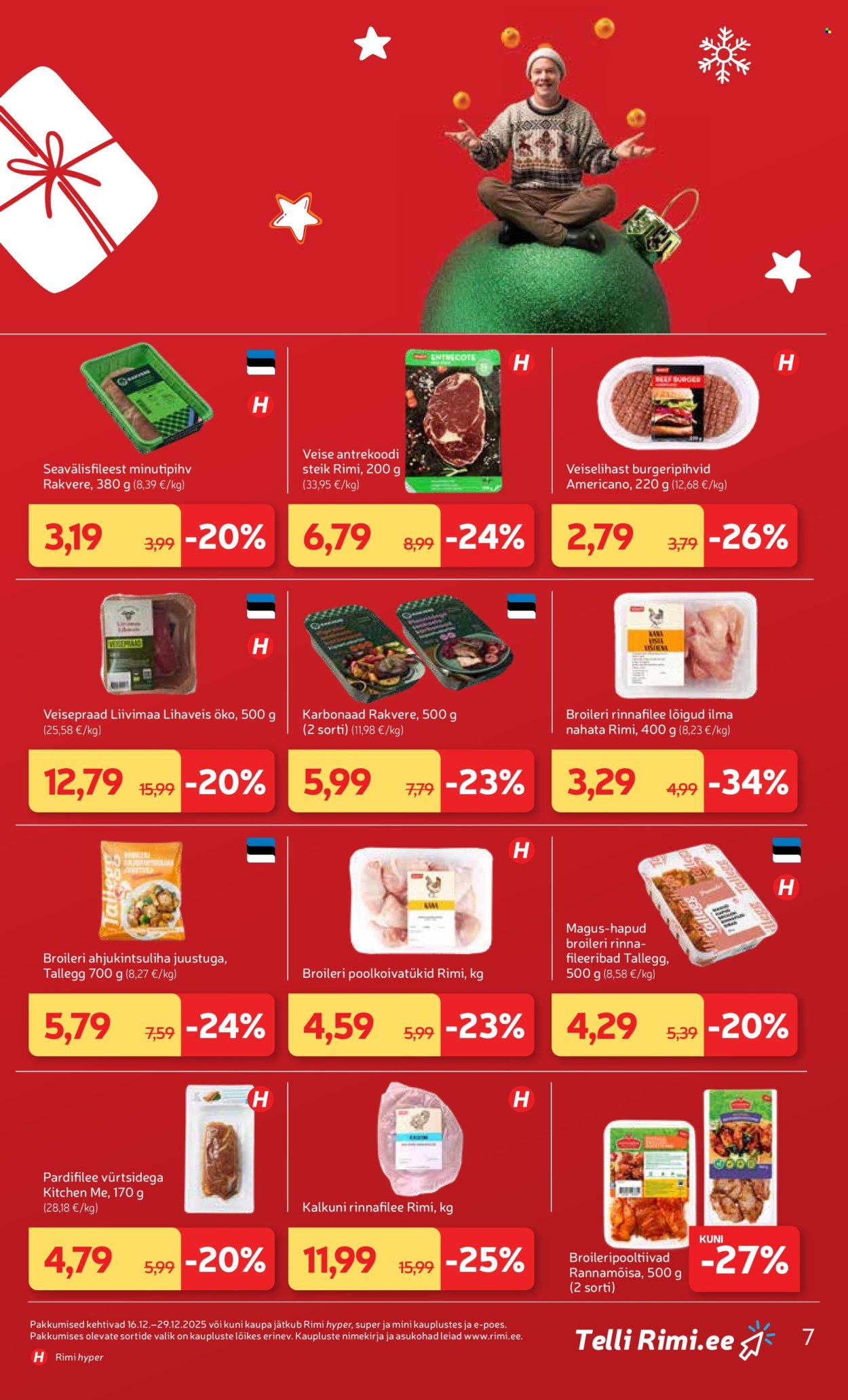 rimi - Rimi kliendileht - Kliendileht (16.12 - 29.12.2025) - page: 7
