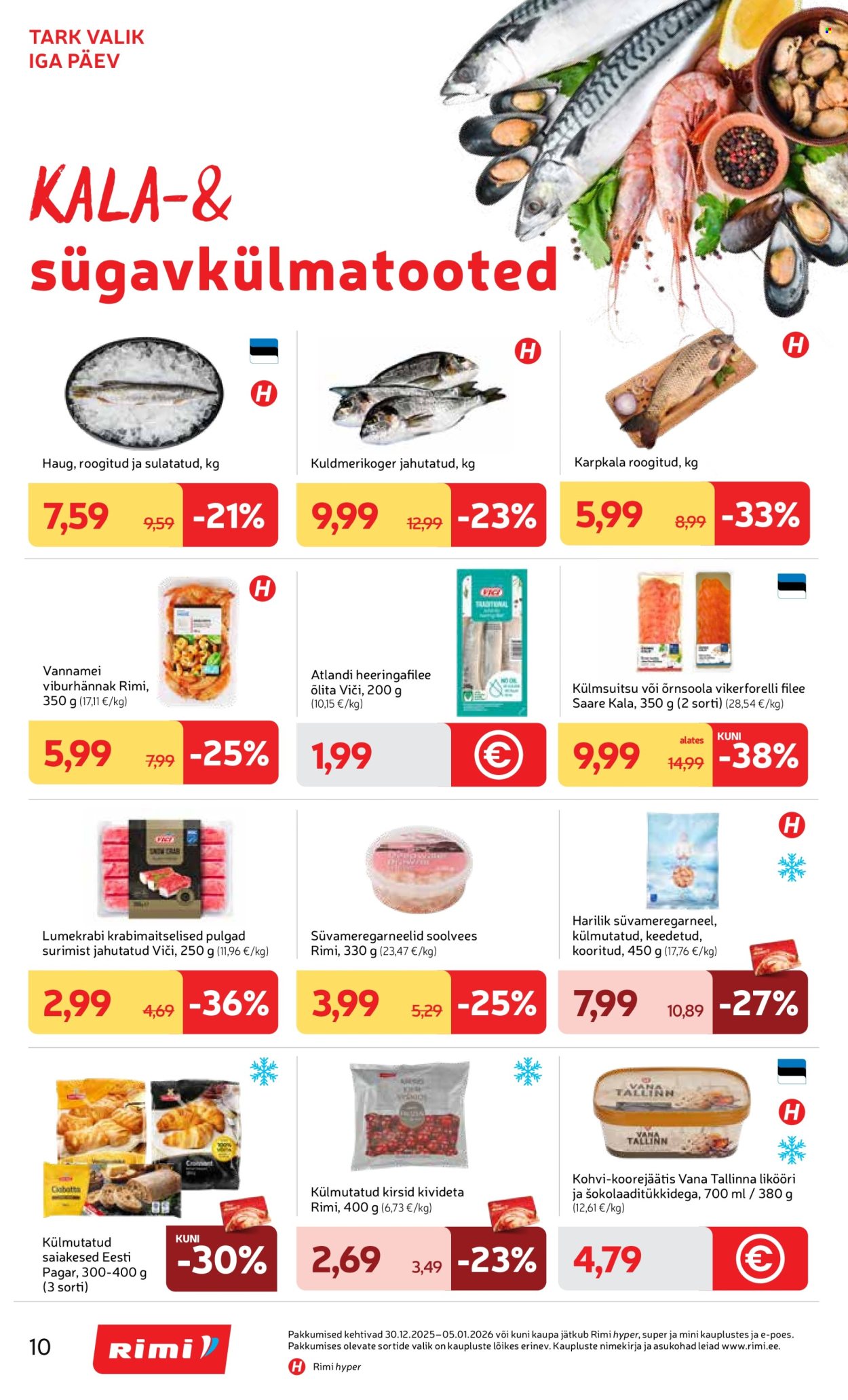 rimi - Rimi kliendileht - Kliendileht (30.12.2025 - 5.01.2026) - page: 10