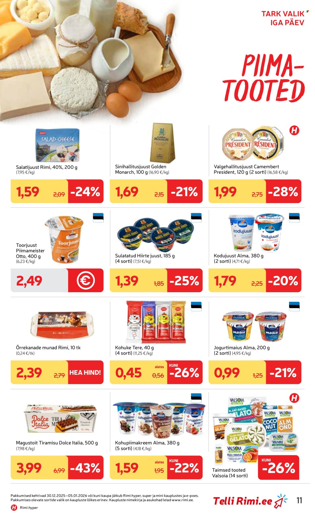 rimi - Rimi kliendileht - Kliendileht (30.12.2025 - 5.01.2026) - page: 11