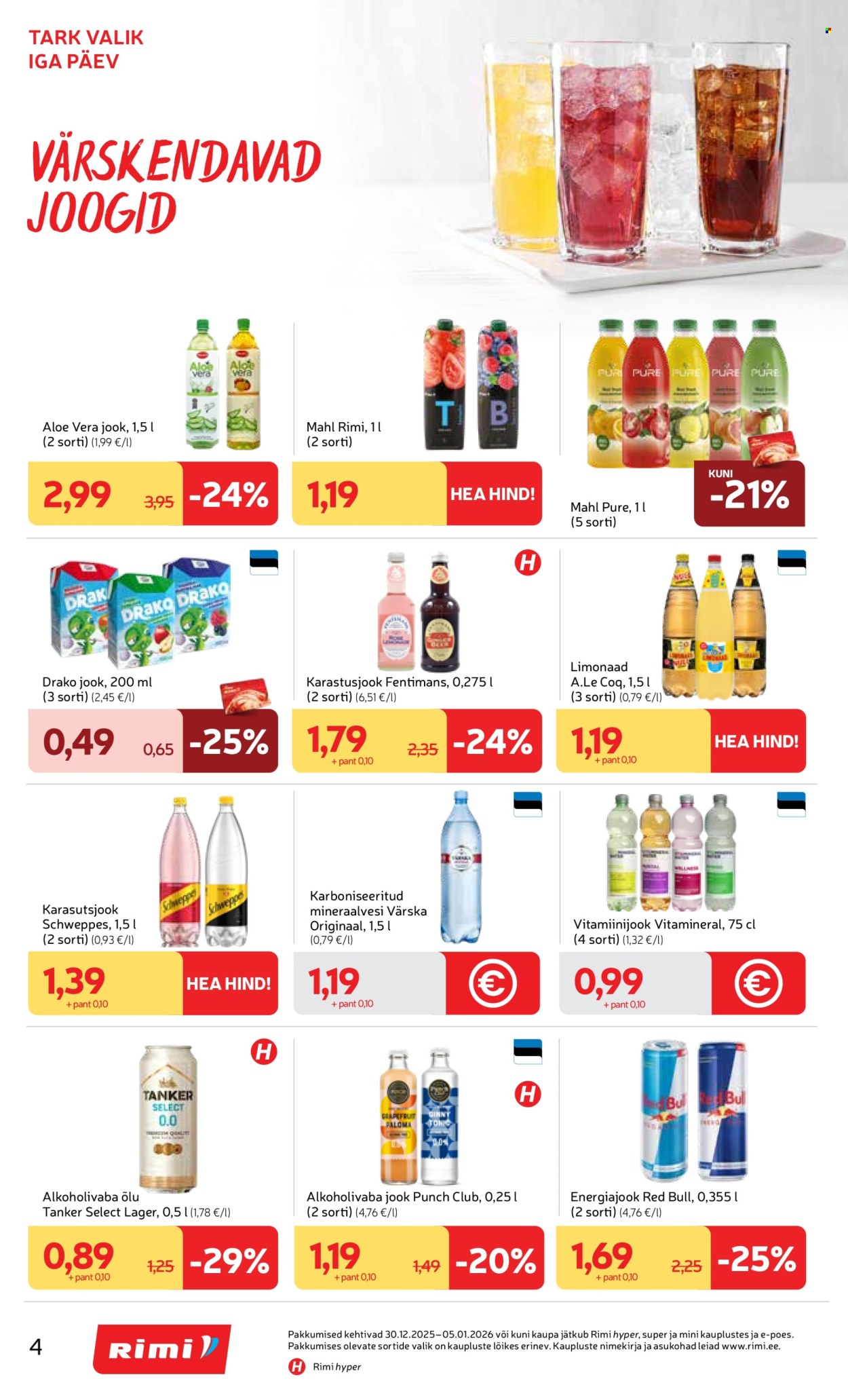 rimi - Rimi kliendileht - Kliendileht (30.12.2025 - 5.01.2026) - page: 4