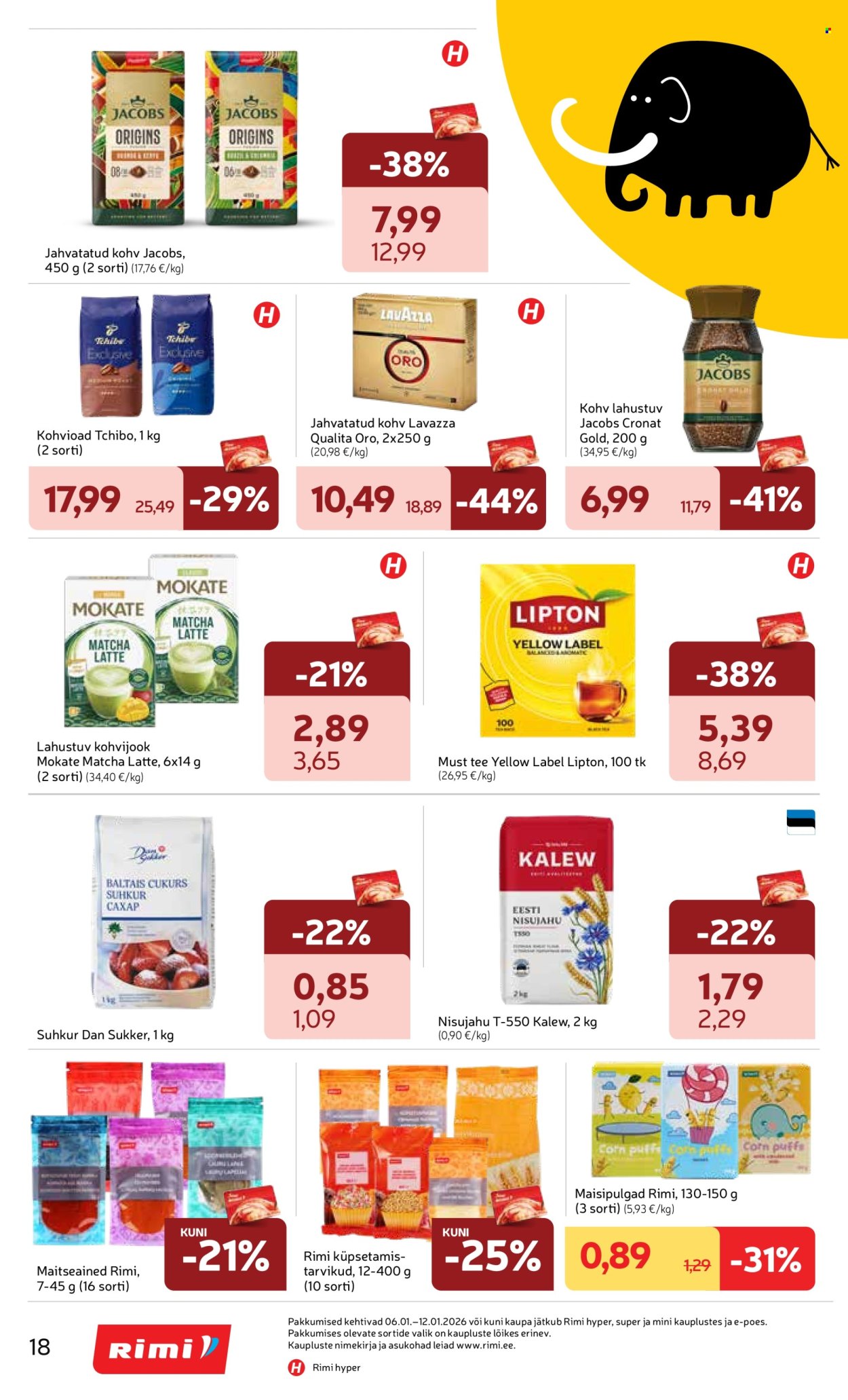 rimi - Rimi kliendileht - Kliendileht (5.01 - 12.01.2026) - page: 18