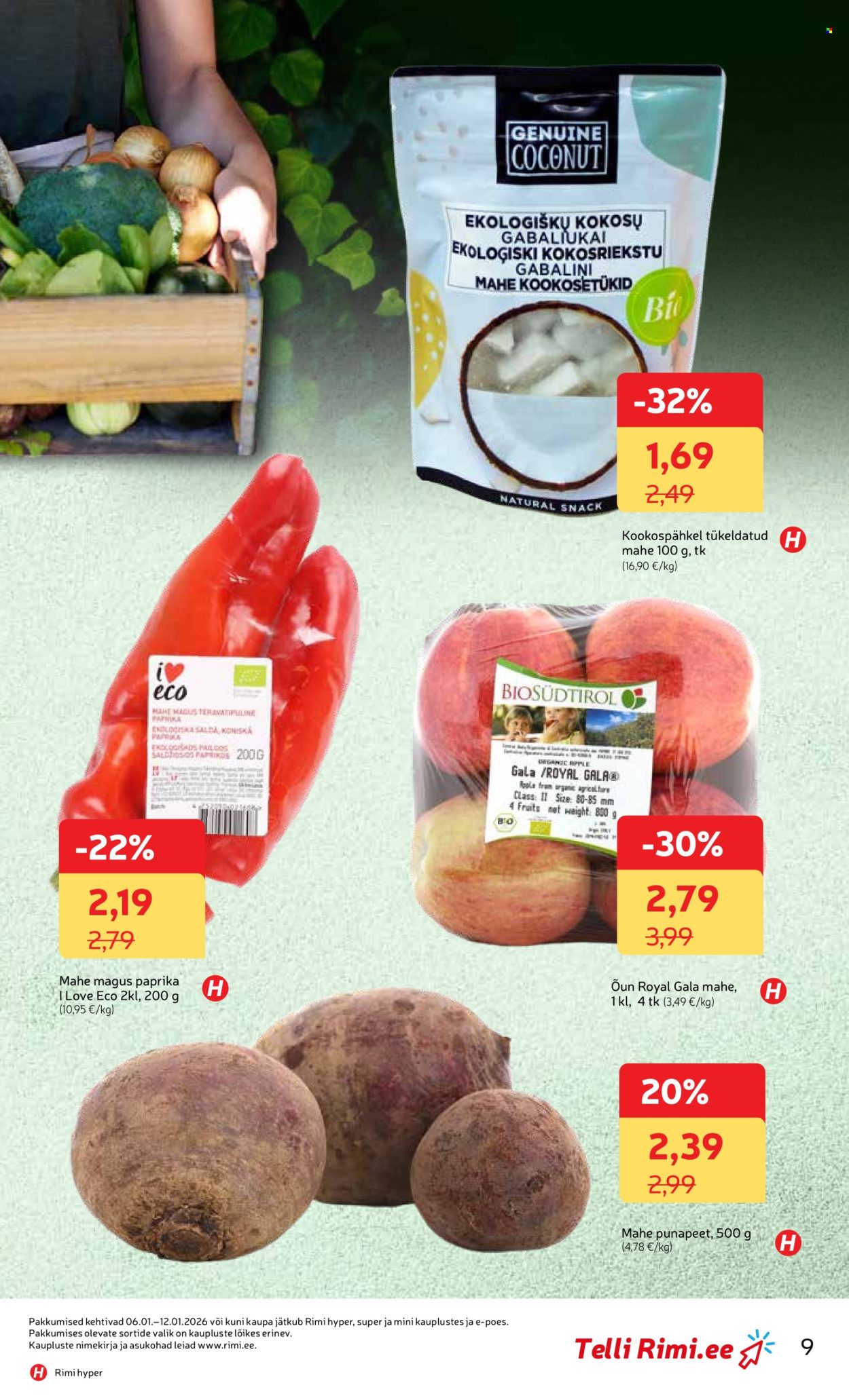 rimi - Rimi kliendileht - Kliendileht (5.01 - 12.01.2026) - page: 9