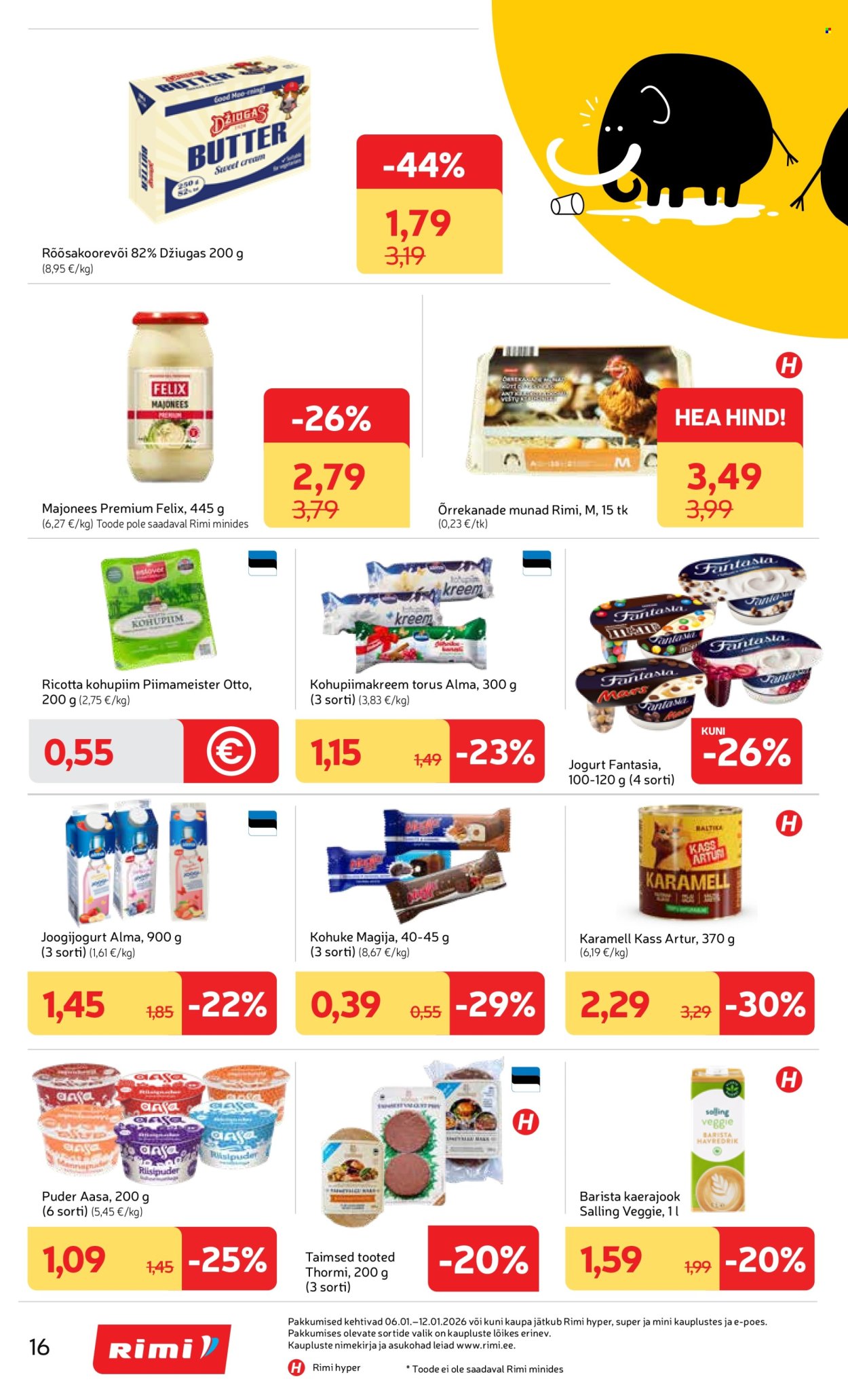 rimi - Rimi kliendileht - Kliendileht (5.01 - 12.01.2026) - page: 16