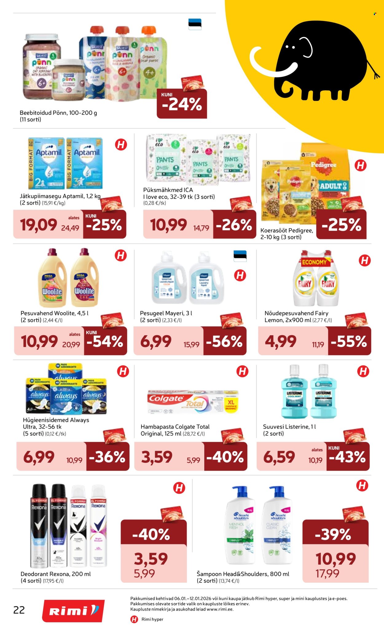 rimi - Rimi kliendileht - Kliendileht (5.01 - 12.01.2026) - page: 22