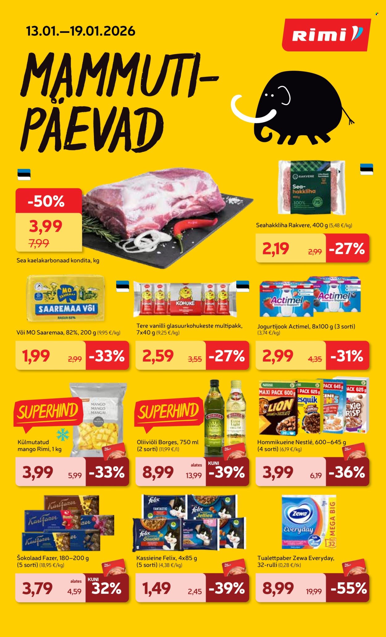 rimi - Rimi kliendileht - Kliendileht (13.01 - 19.01.2026)