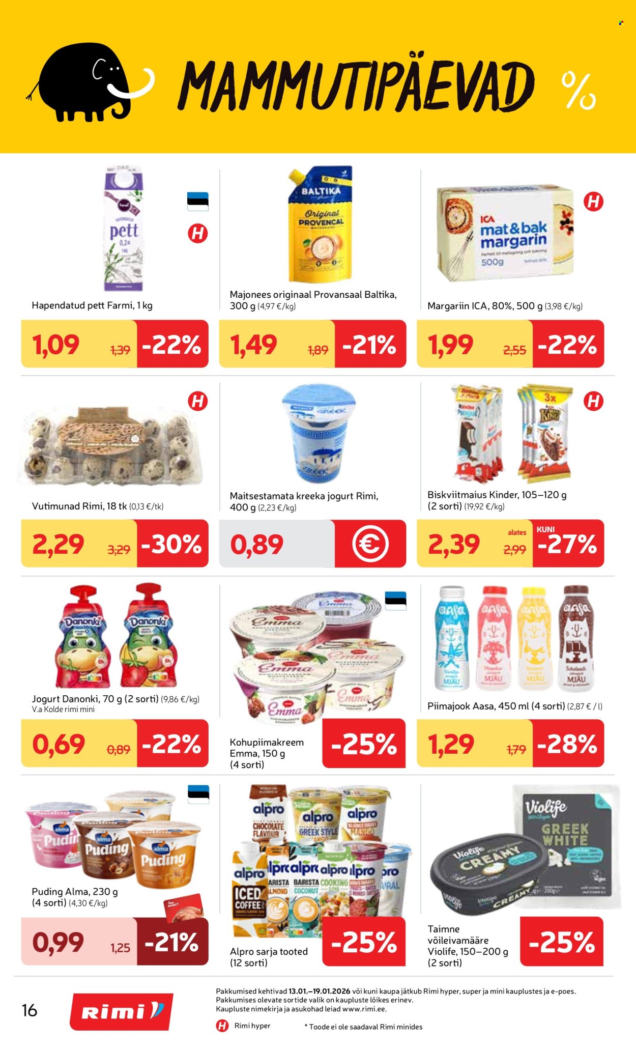 rimi - Rimi kliendileht - Kliendileht (13.01 - 19.01.2026) - page: 16