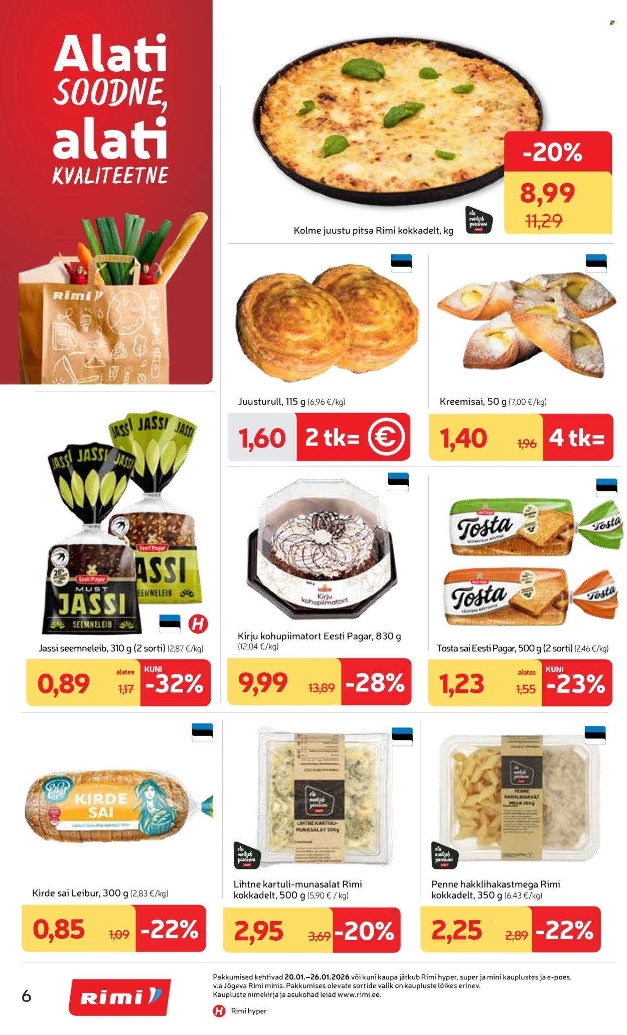 rimi - Rimi kliendileht - Kliendileht (20.01 - 26.01.2026) - page: 6