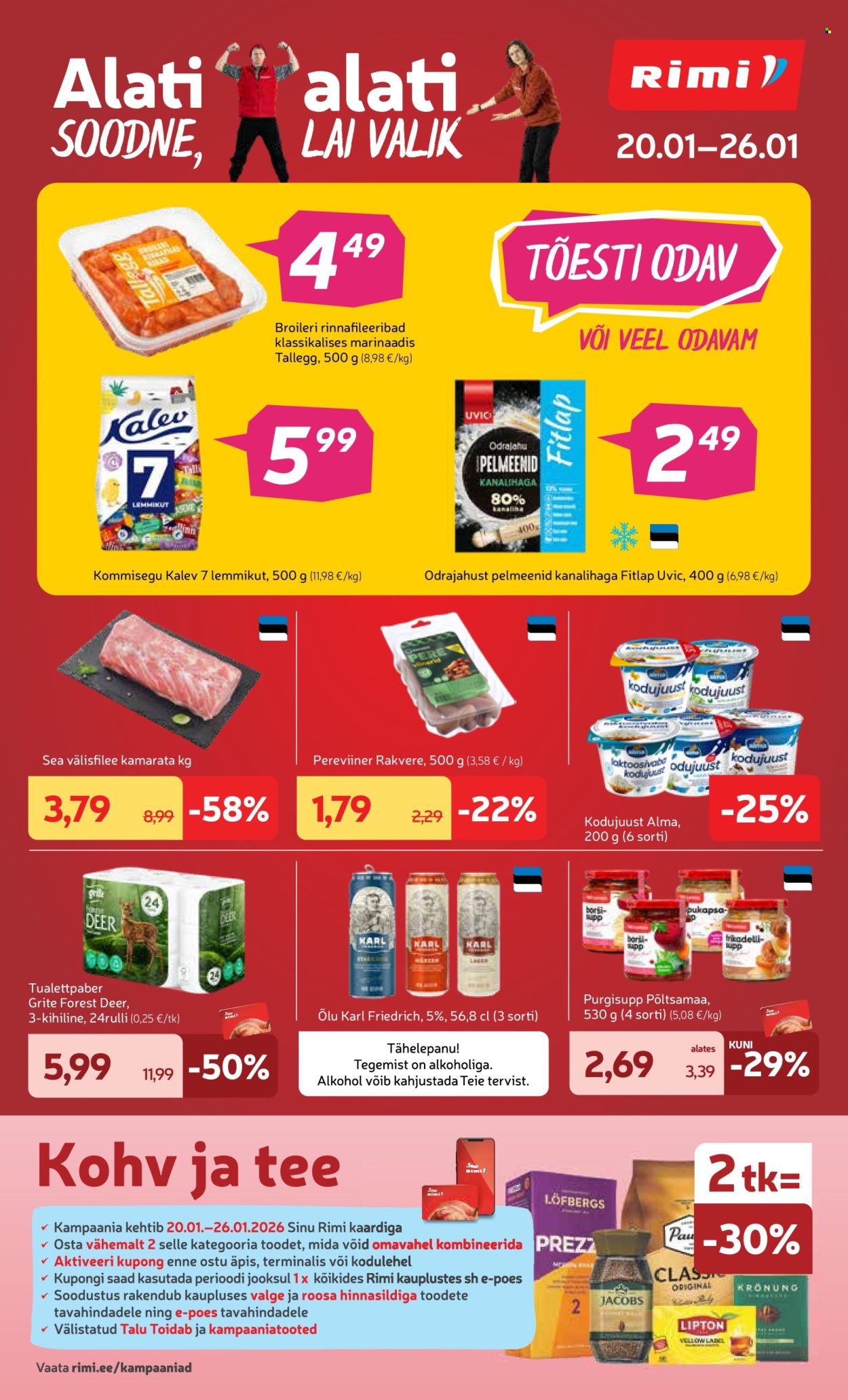 rimi - Rimi kliendileht - Kliendileht (20.01 - 26.01.2026) - page: 16