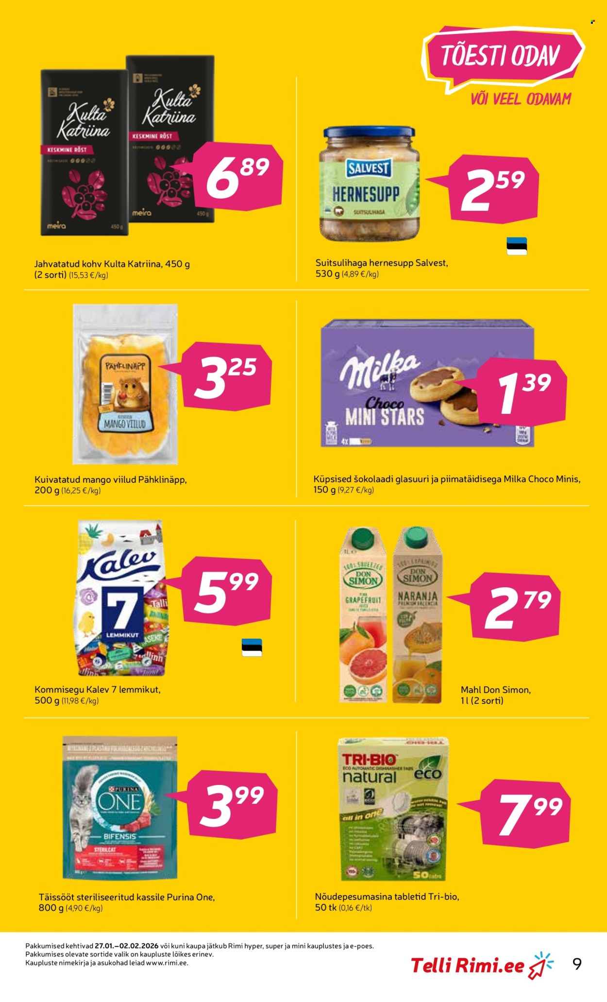 rimi - Rimi kliendileht - Kliendileht (27.01 - 2.02.2026) - page: 9
