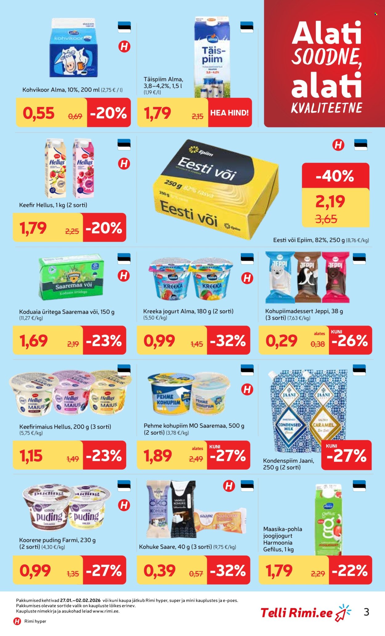 rimi - Rimi kliendileht - Kliendileht (27.01 - 2.02.2026) - page: 3